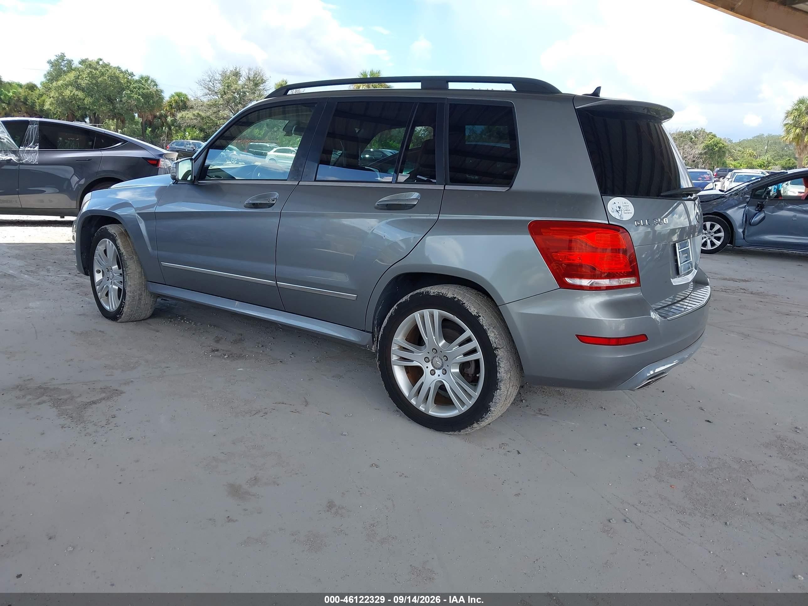 2015 Mercedes-benz Glk 350   Gray vin: WDCGG5HB2FG434525