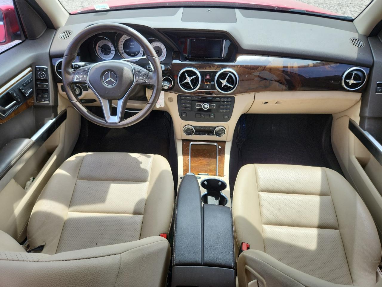 2015 Mercedes-benz Glk 350 Red vin: WDCGG5HB2FG439174