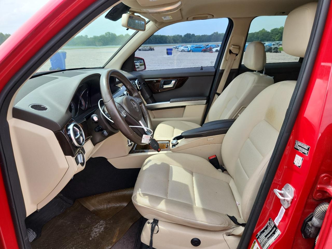 2015 Mercedes-benz Glk 350 Red vin: WDCGG5HB2FG439174