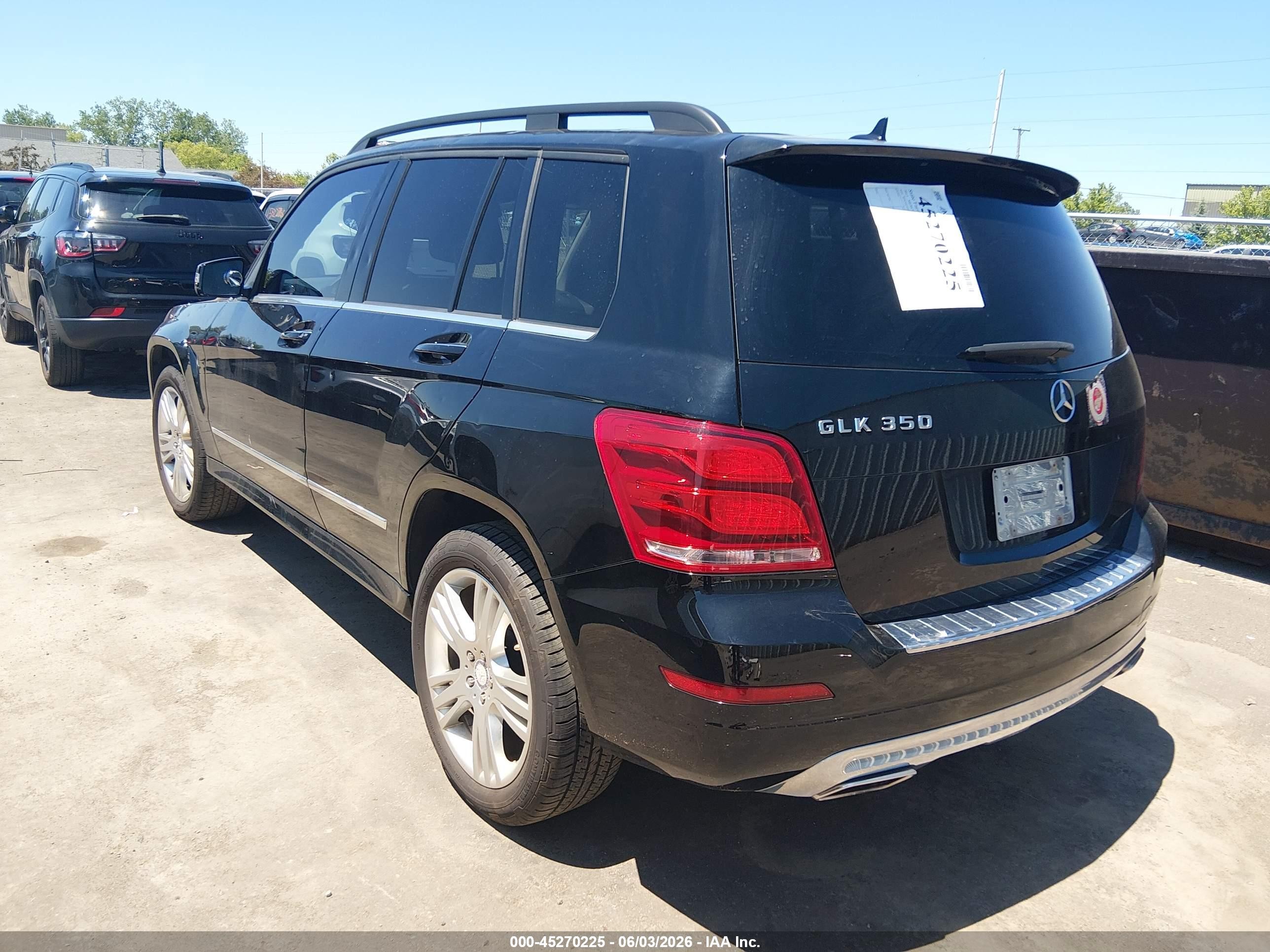 2013 Mercedes-benz Glk 350   Black vin: WDCGG5HB3DG126728