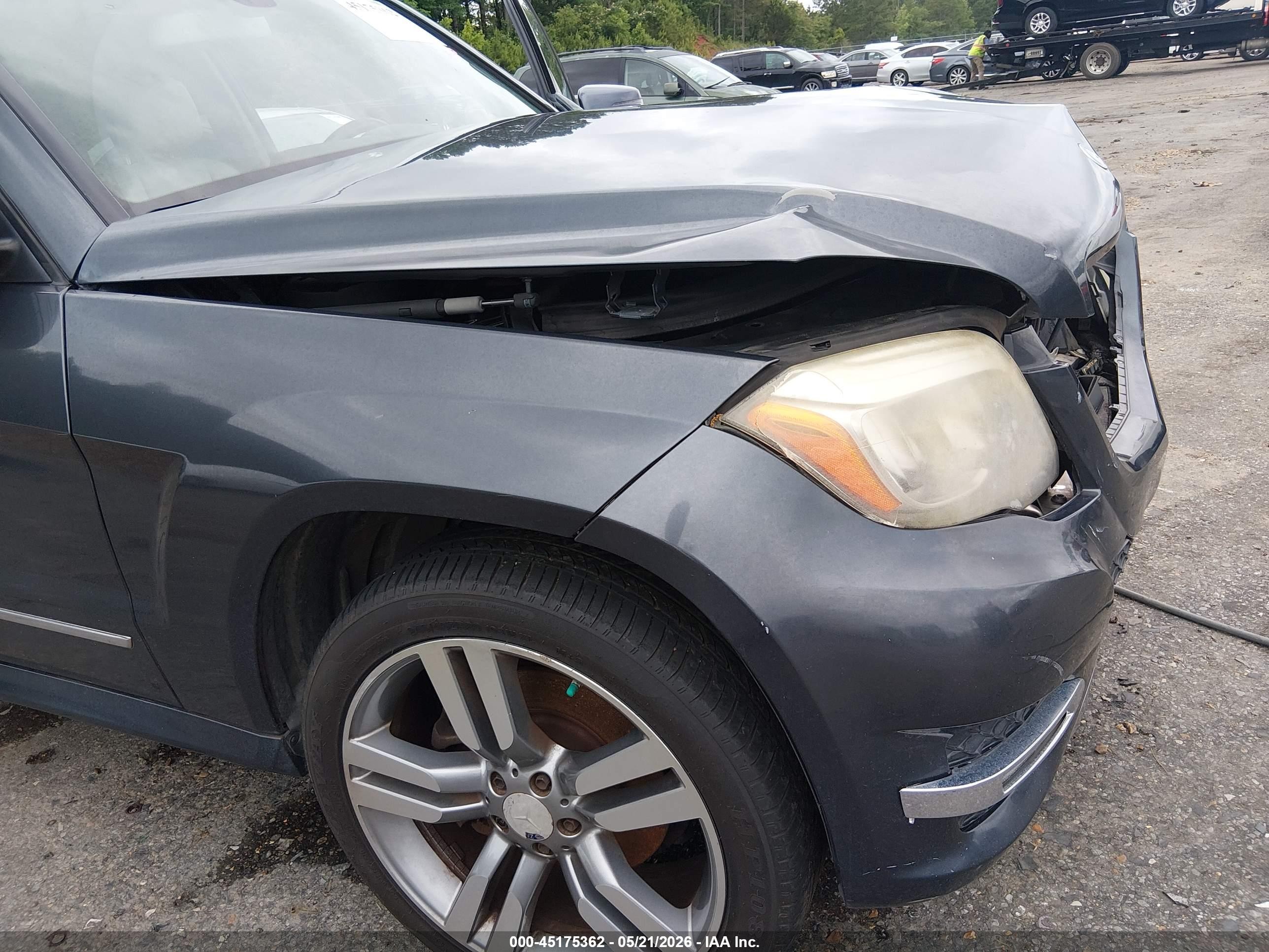 2014 Mercedes-benz Glk 350   Gray vin: WDCGG5HB3EG207651