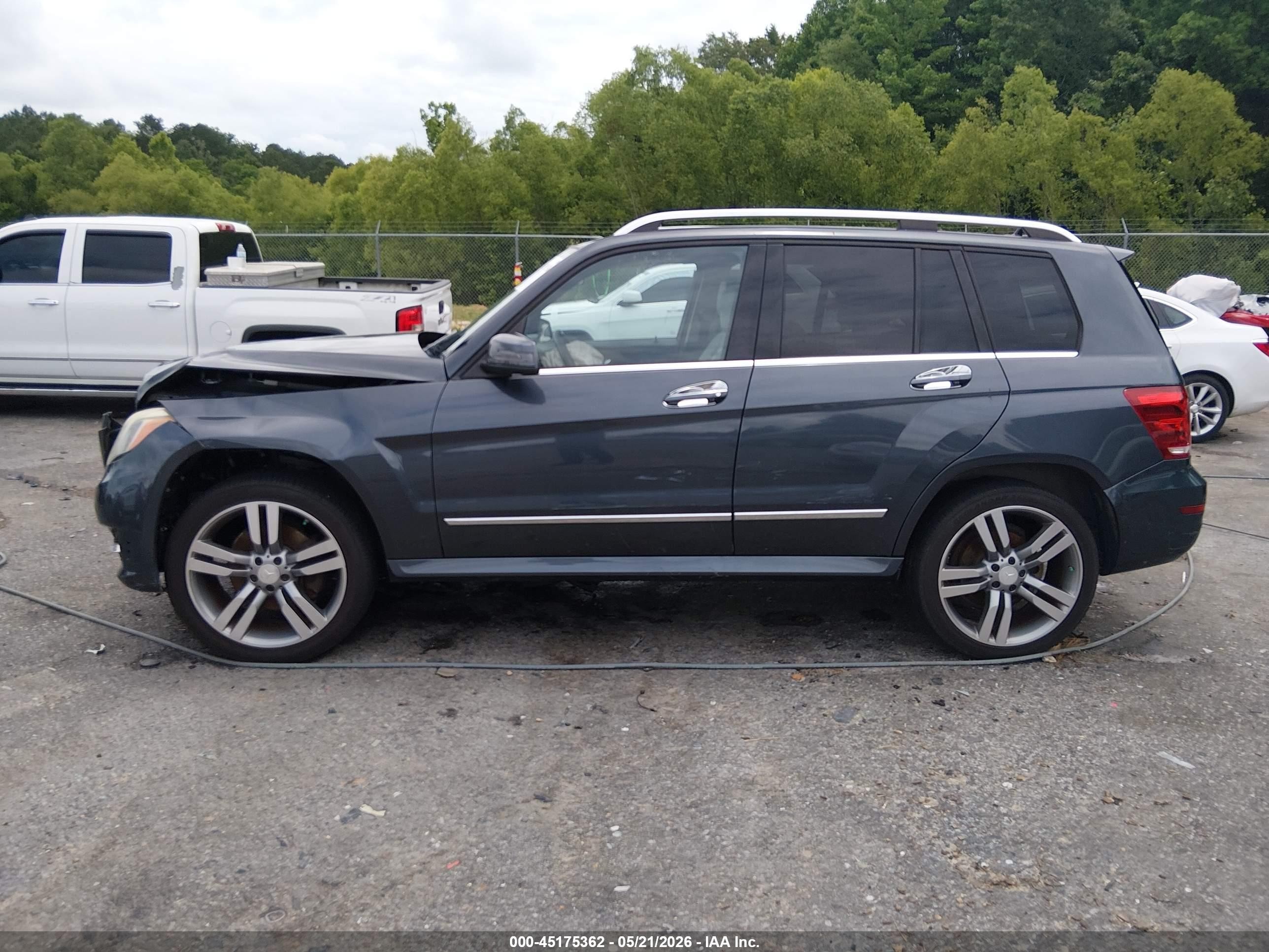 2014 Mercedes-benz Glk 350   Gray vin: WDCGG5HB3EG207651