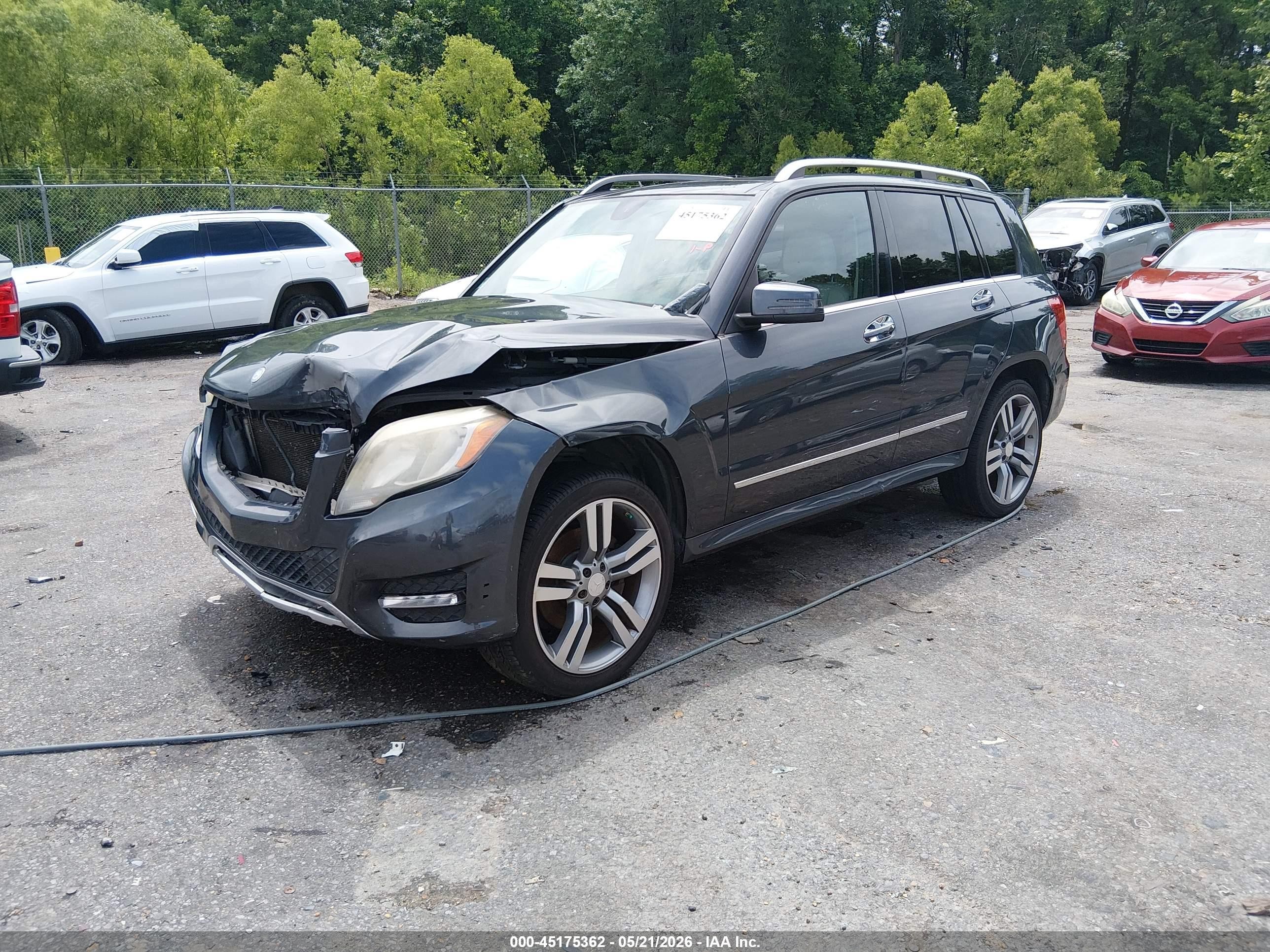 2014 Mercedes-benz Glk 350   Gray vin: WDCGG5HB3EG207651