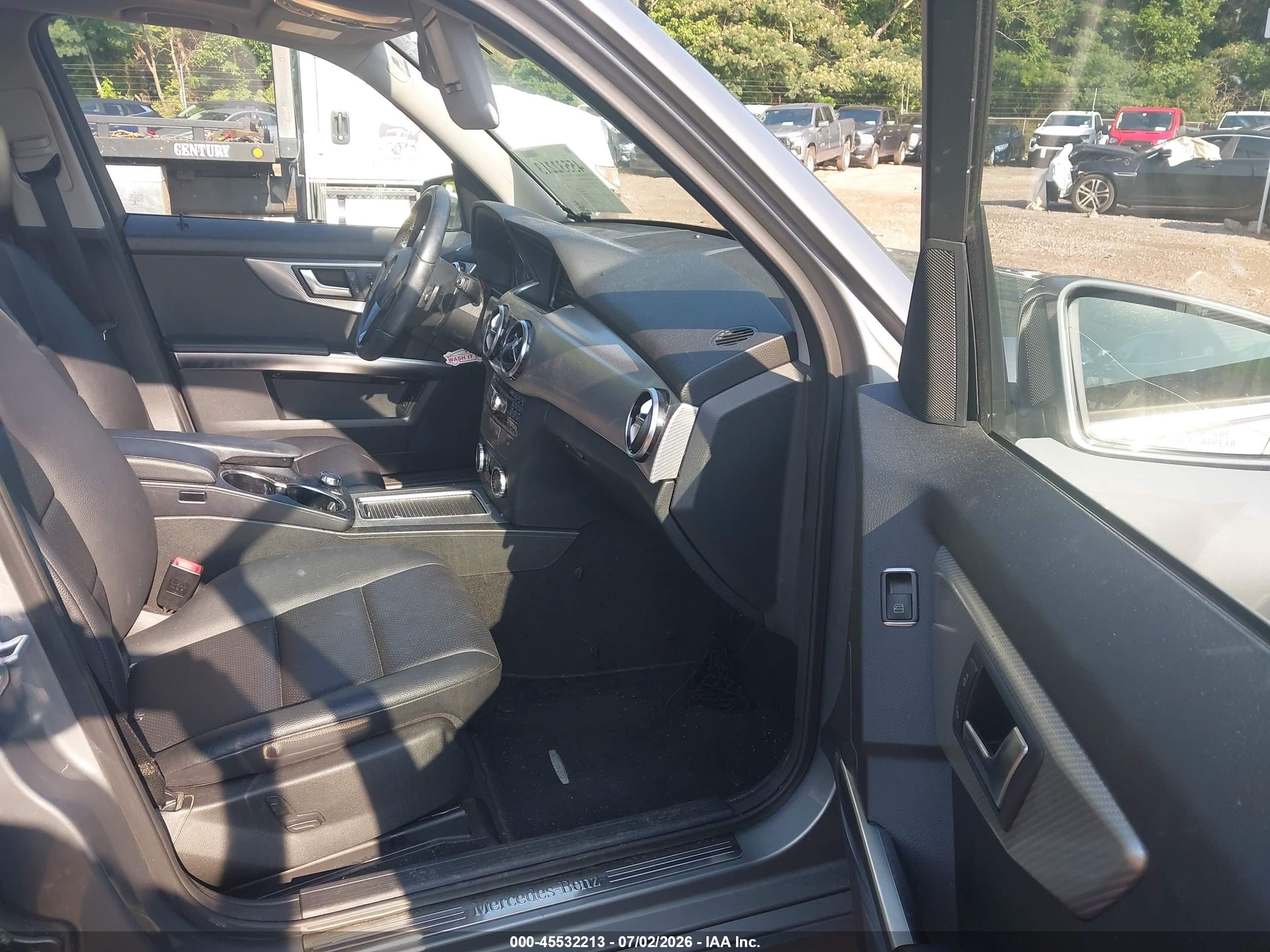 2014 Mercedes-benz Glk 350   Серый vin: WDCGG5HB3EG313338