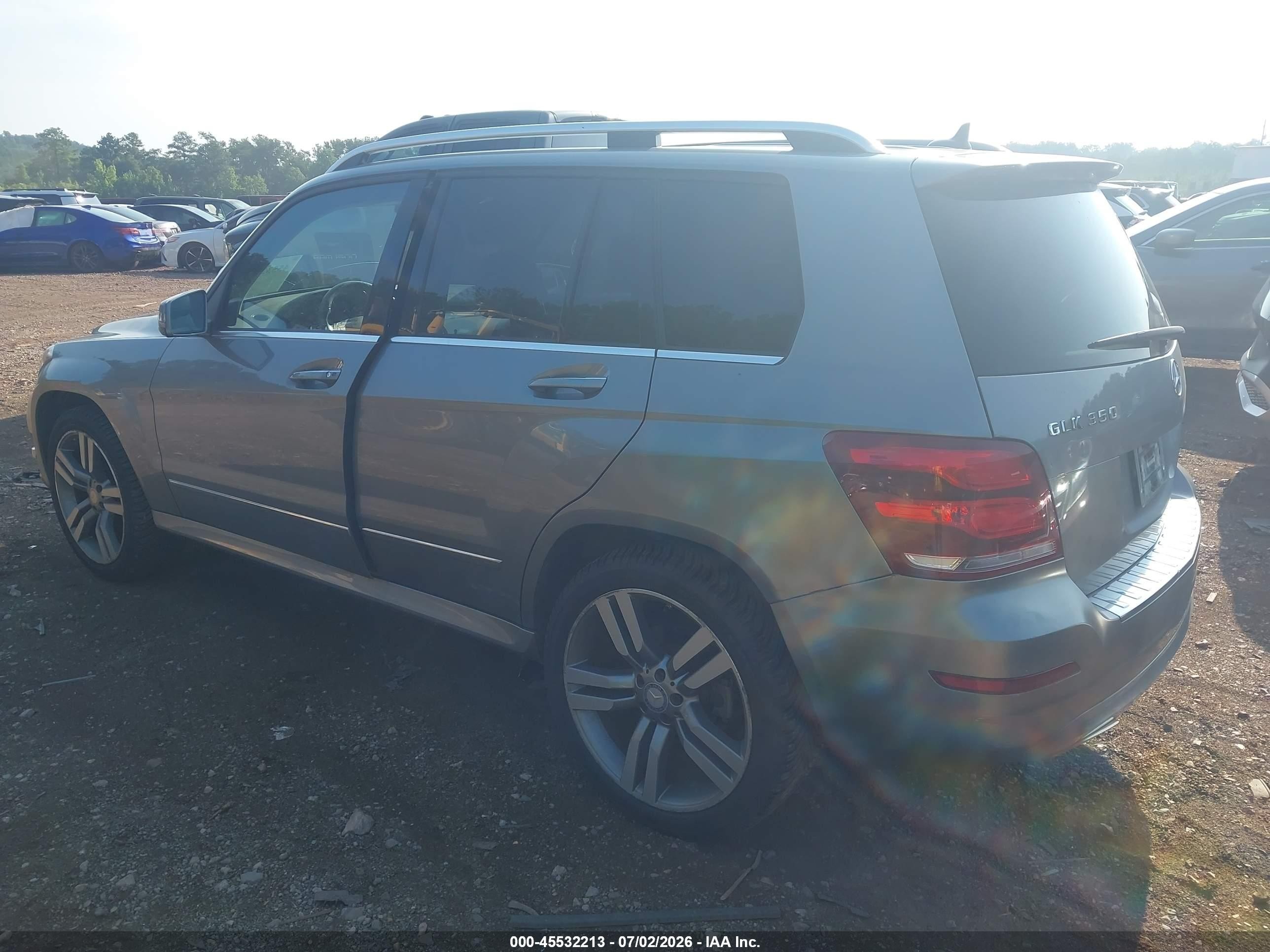 2014 Mercedes-benz Glk 350   Серый vin: WDCGG5HB3EG313338