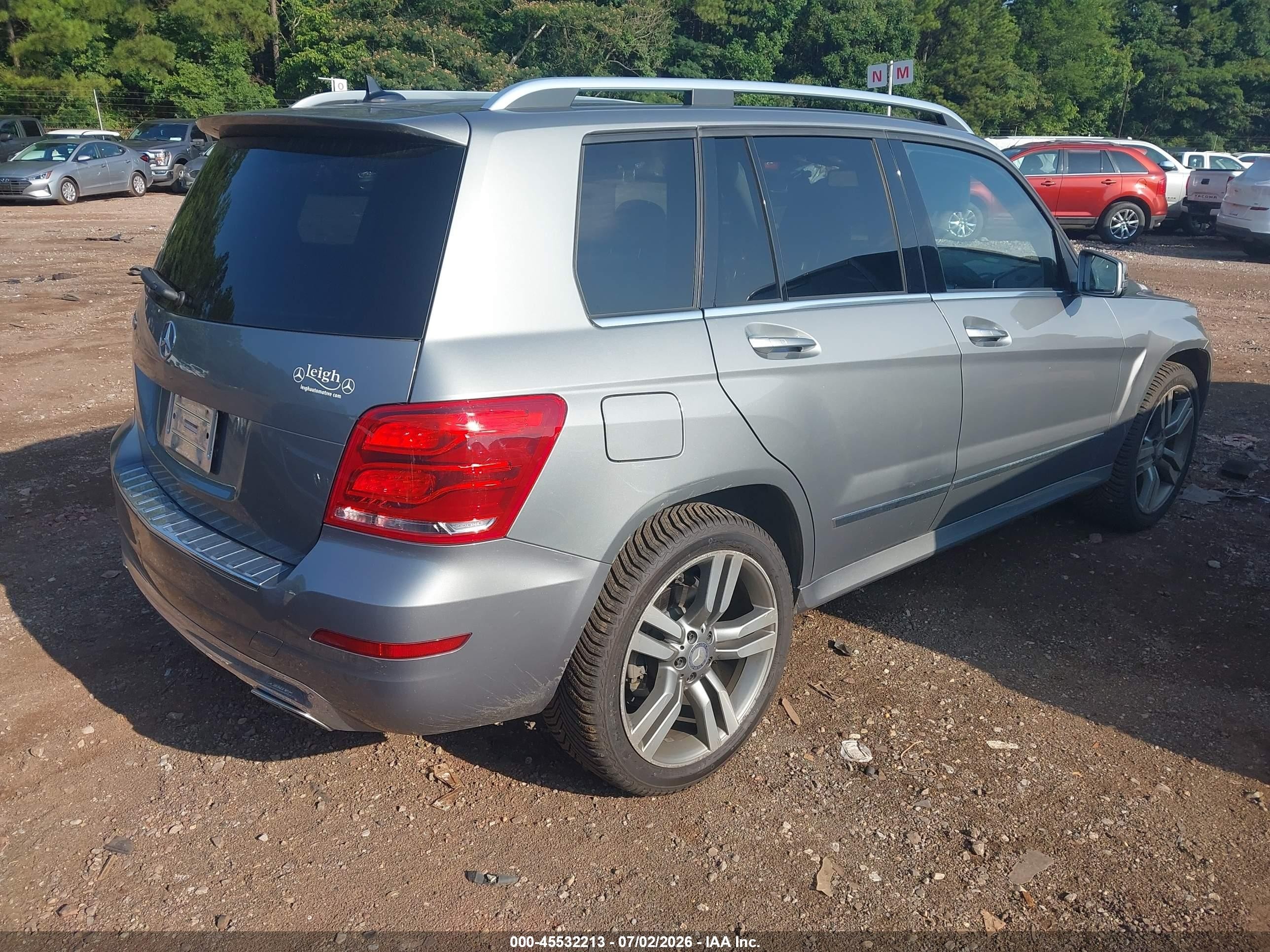 2014 Mercedes-benz Glk 350   Серый vin: WDCGG5HB3EG313338