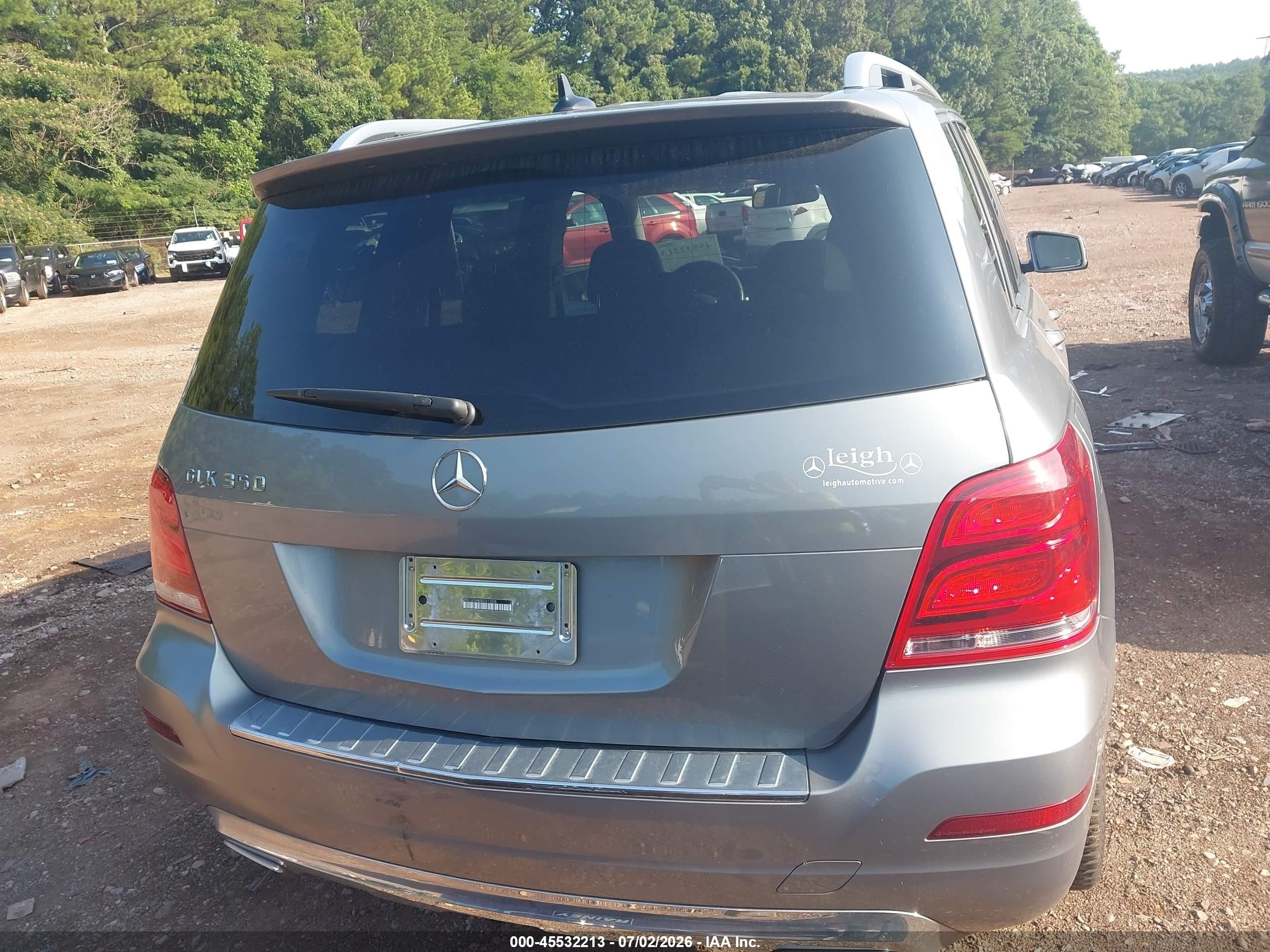 2014 Mercedes-benz Glk 350   Серый vin: WDCGG5HB3EG313338
