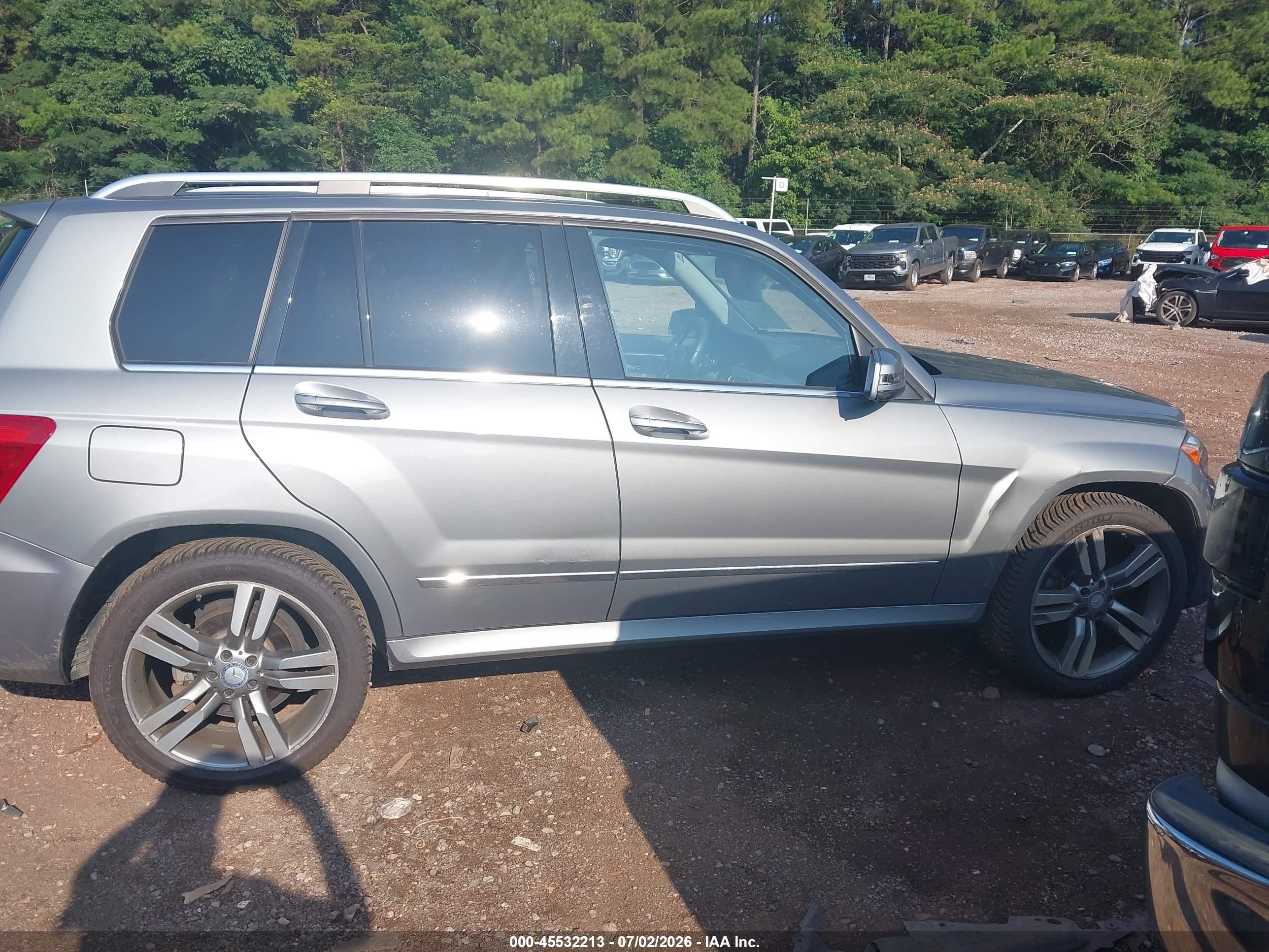 2014 Mercedes-benz Glk 350   Серый vin: WDCGG5HB3EG313338