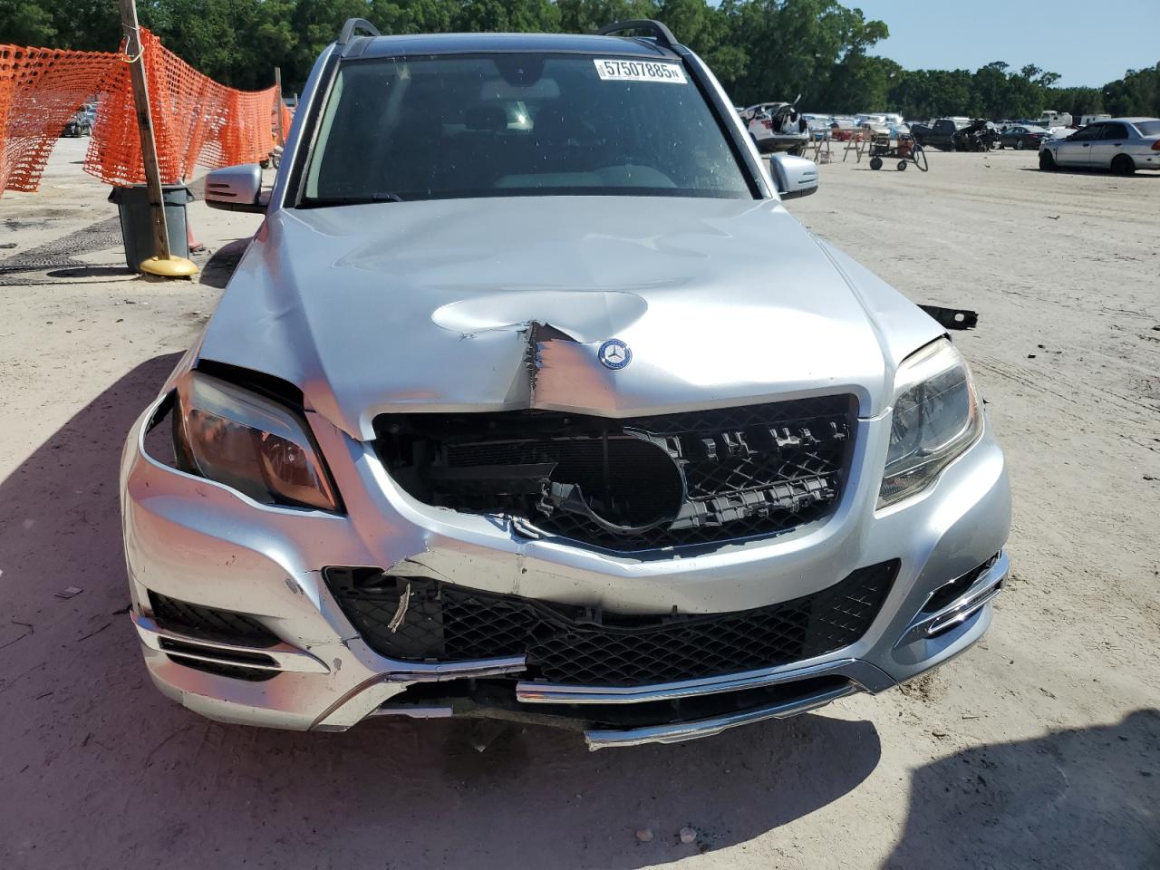 2014 Mercedes-benz Glk 350 Серебряный vin: WDCGG5HB3EG320421