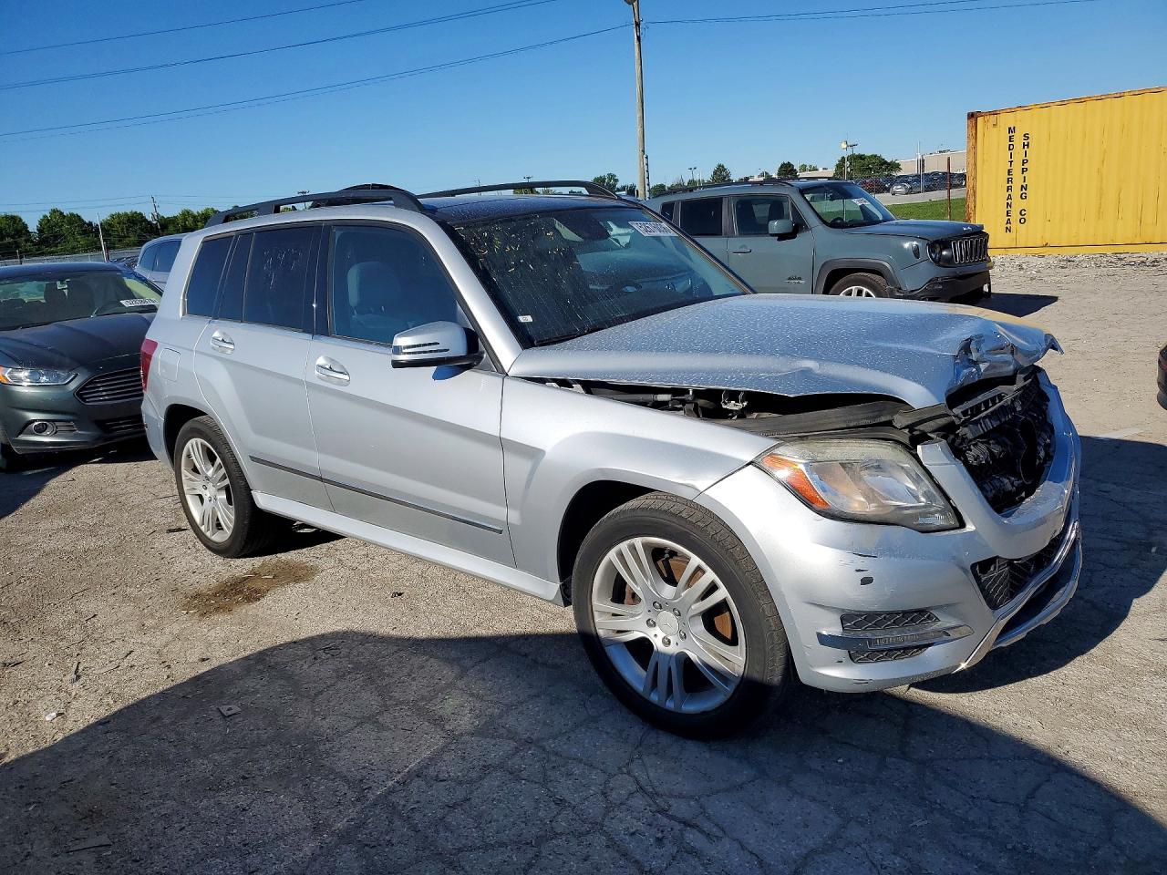 2015 Mercedes-benz Glk 350 Silver vin: WDCGG5HB3FG354232