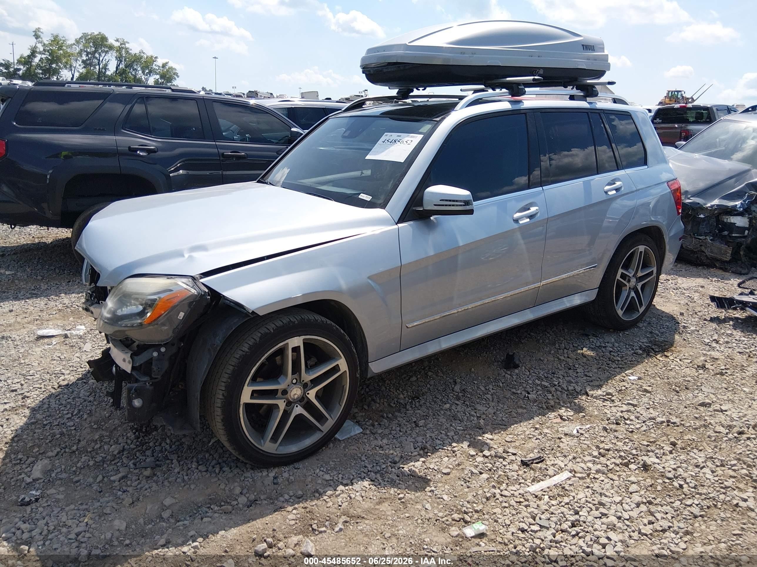 2015 Mercedes-benz Glk 350   Light Blue vin: WDCGG5HB3FG370270