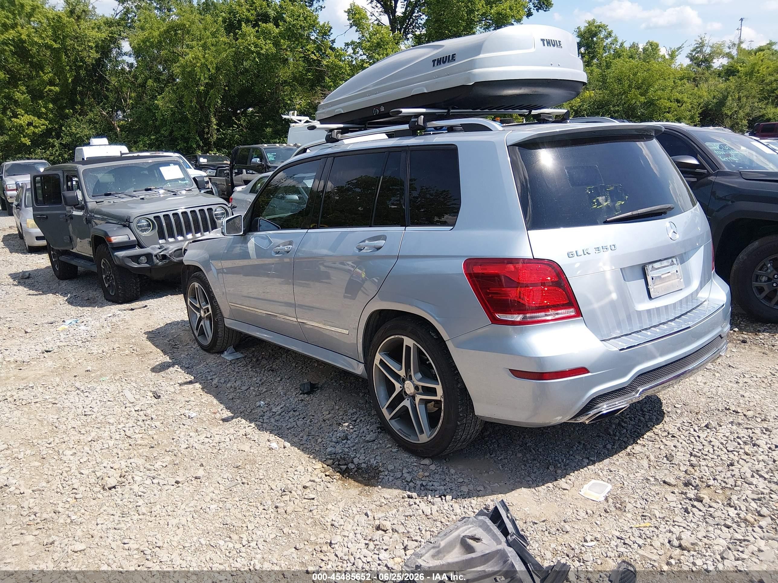 2015 Mercedes-benz Glk 350   Light Blue vin: WDCGG5HB3FG370270