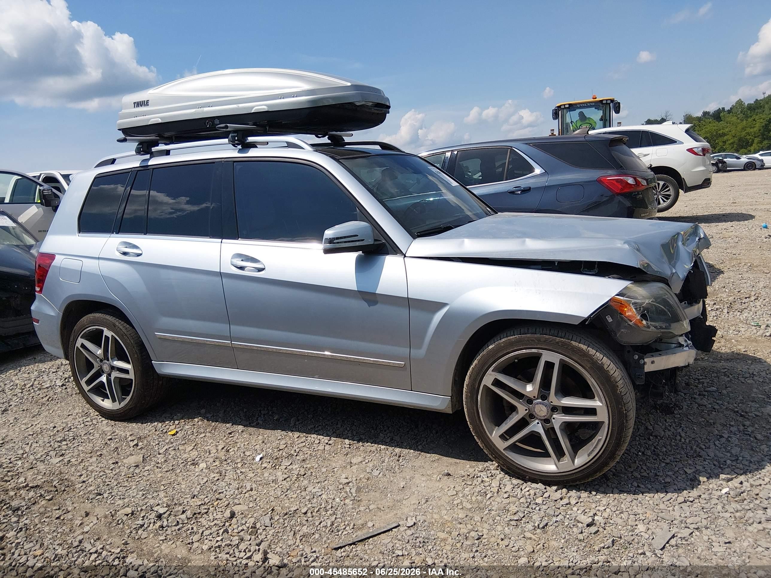 2015 Mercedes-benz Glk 350   Light Blue vin: WDCGG5HB3FG370270