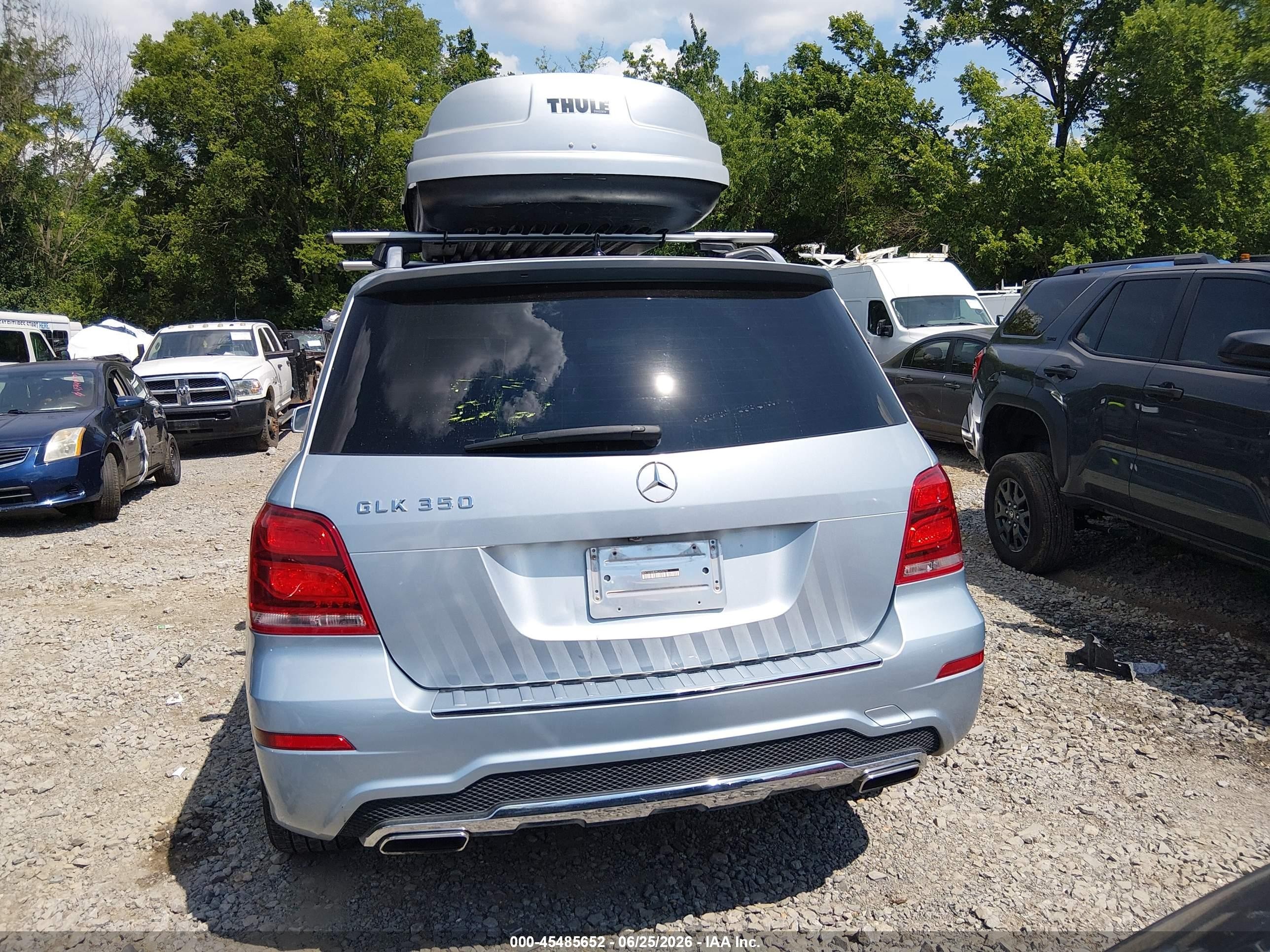 2015 Mercedes-benz Glk 350   Light Blue vin: WDCGG5HB3FG370270