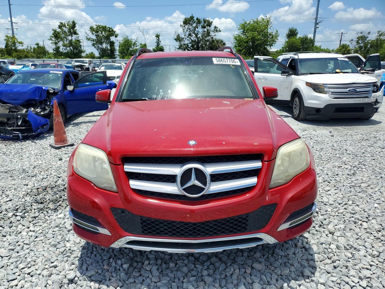 2015 Mercedes-benz Glk 350 Red vin: WDCGG5HB3FG427793