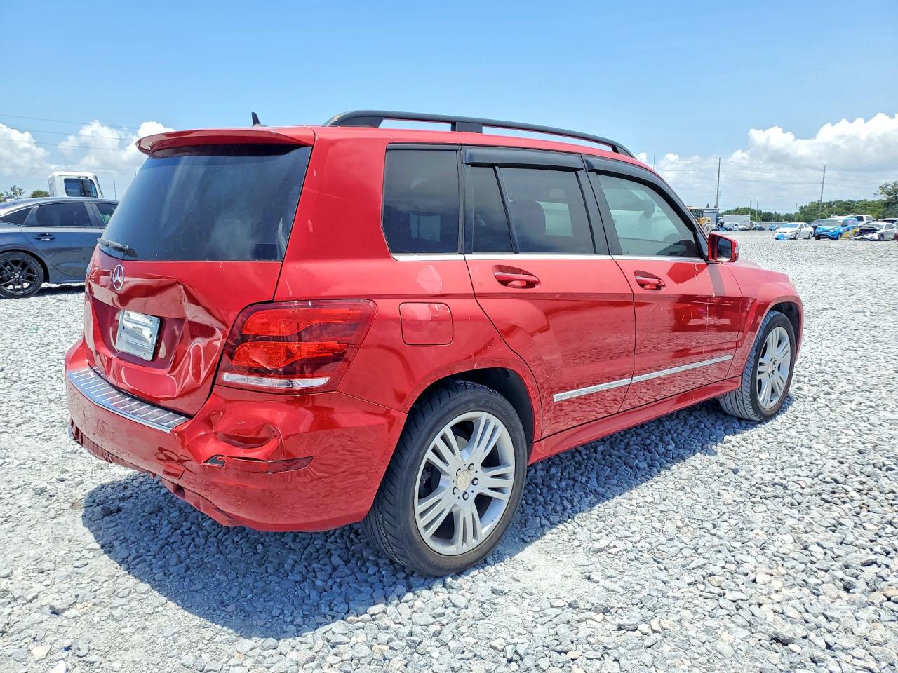 2015 Mercedes-benz Glk 350 Red vin: WDCGG5HB3FG427793