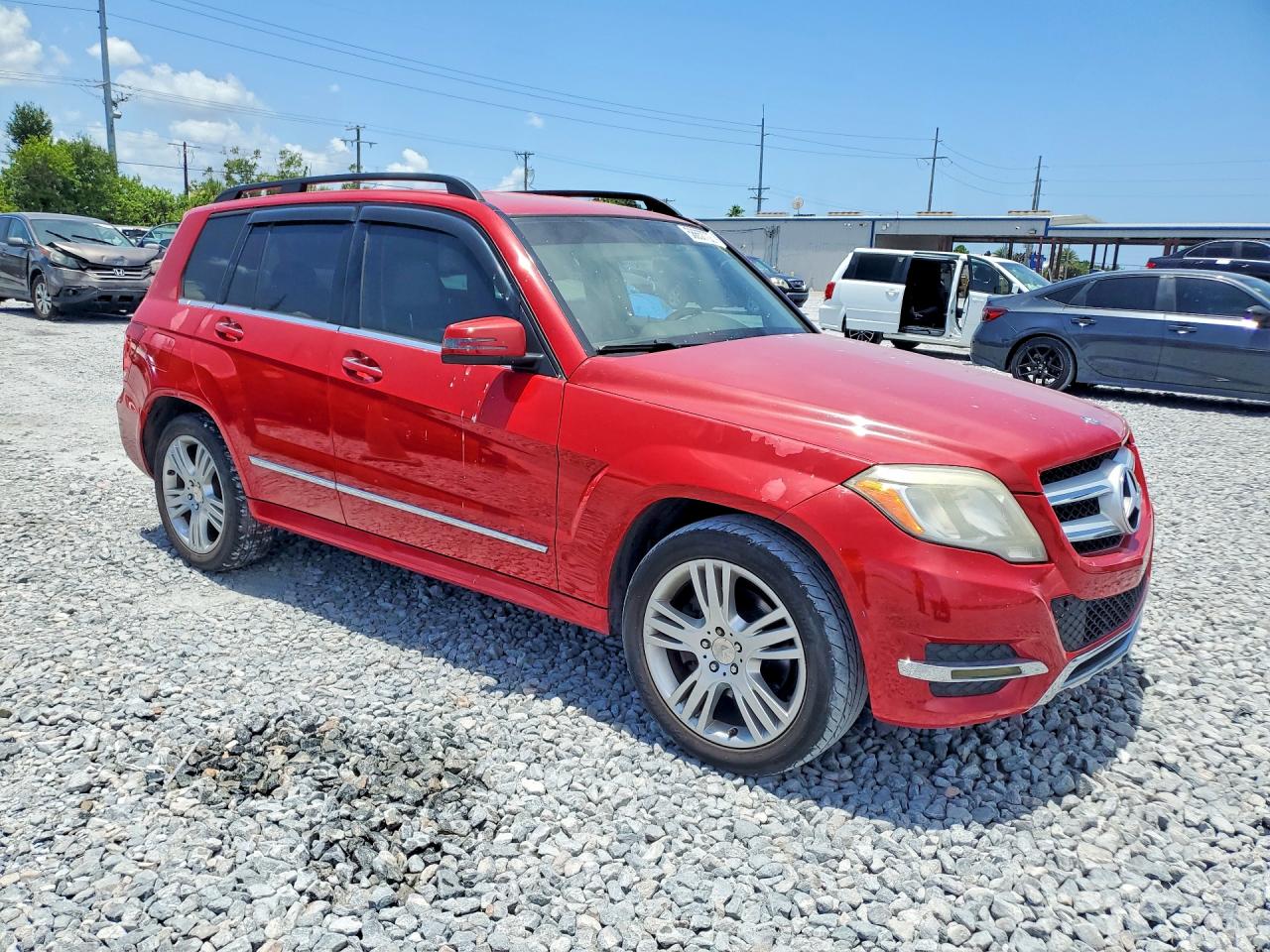 2015 Mercedes-benz Glk 350 Red vin: WDCGG5HB3FG427793