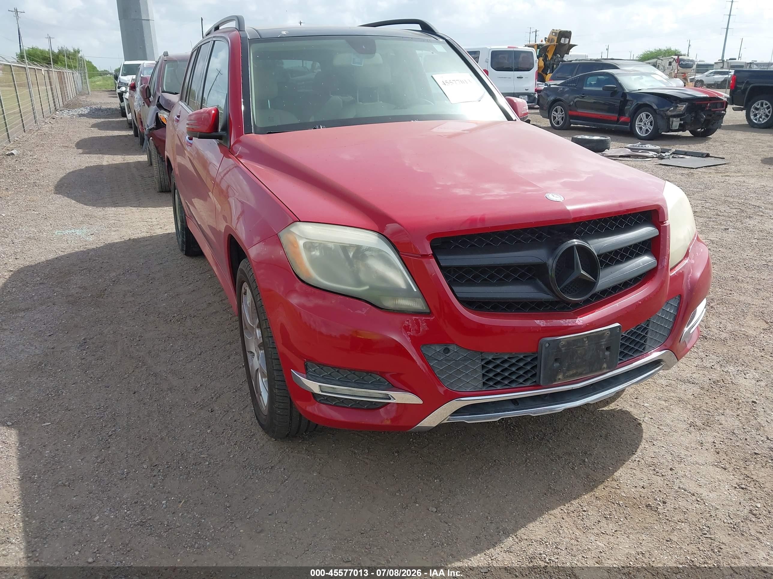 2013 Mercedes-benz Glk 350 Красный vin: WDCGG5HB4DF975305