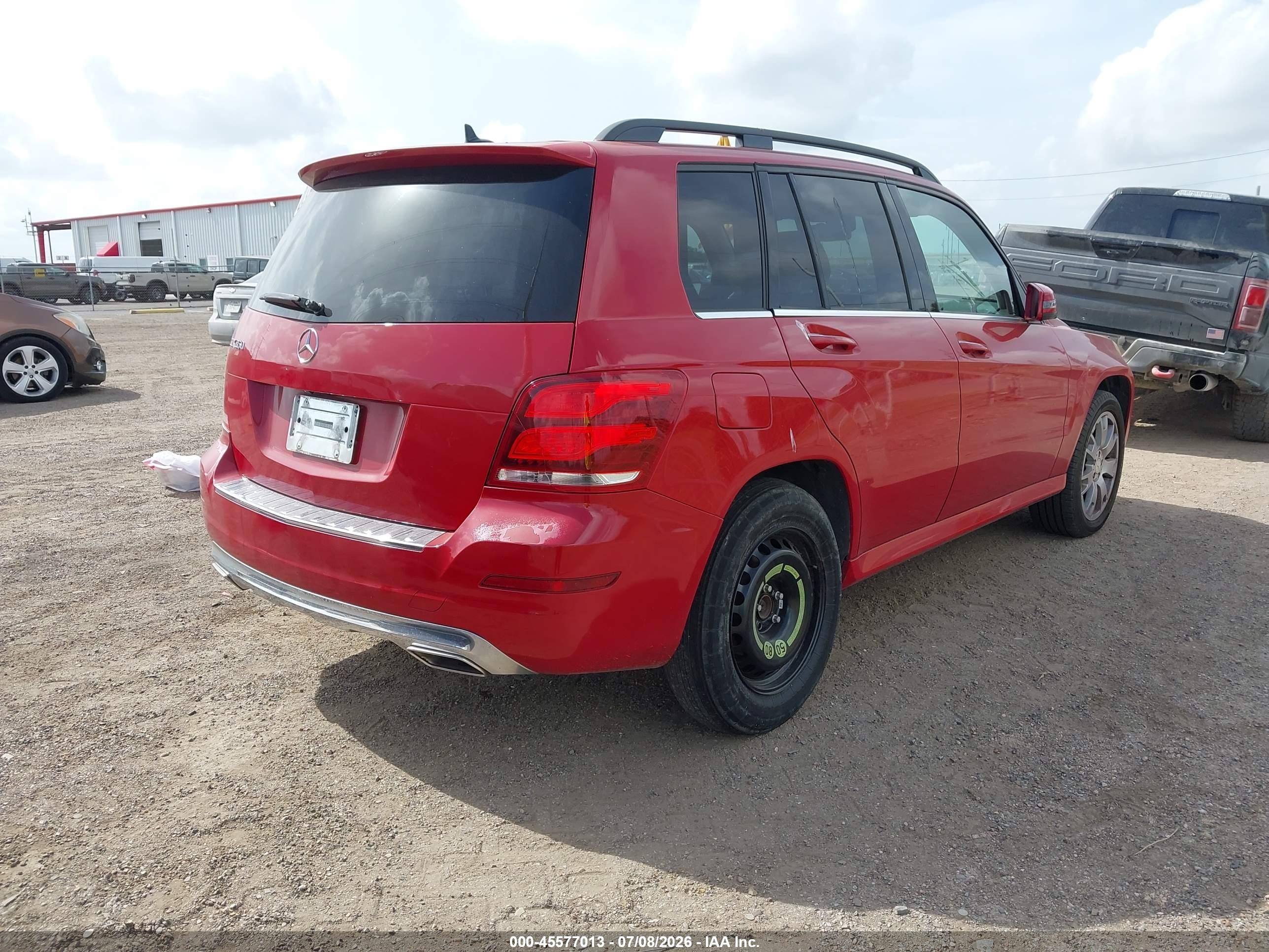 2013 Mercedes-benz Glk 350 Красный vin: WDCGG5HB4DF975305