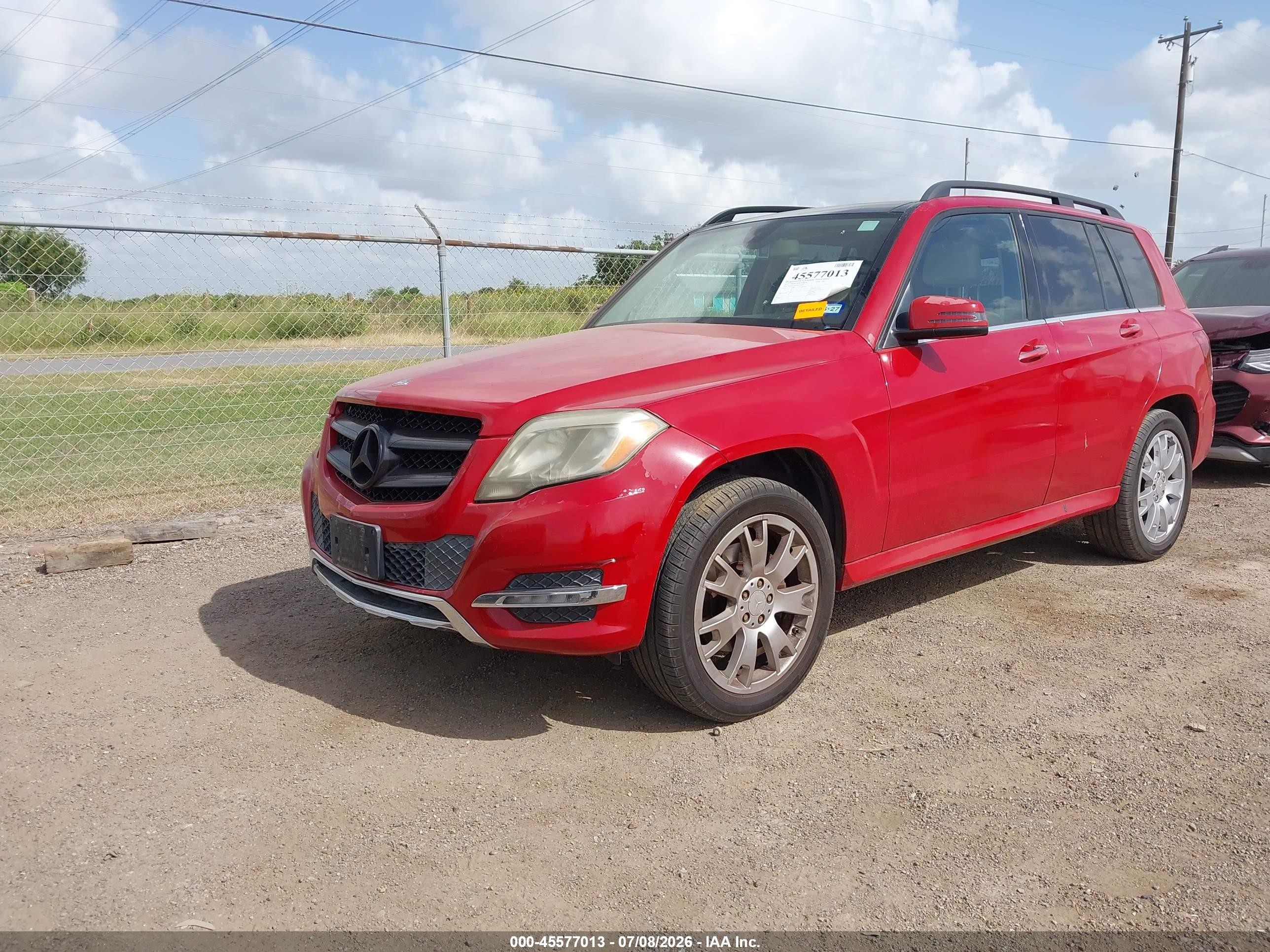 2013 Mercedes-benz Glk 350 Красный vin: WDCGG5HB4DF975305