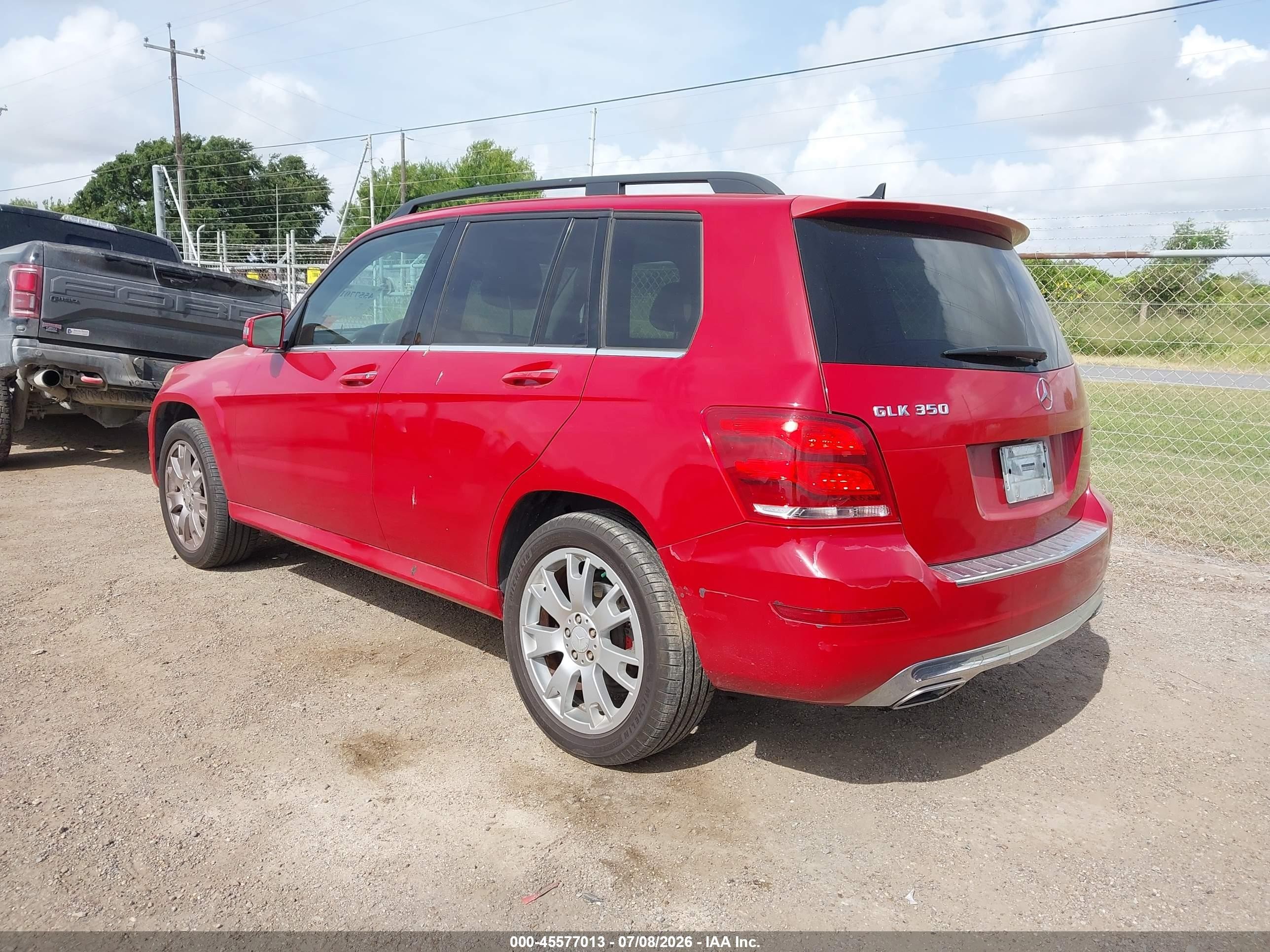2013 Mercedes-benz Glk 350 Красный vin: WDCGG5HB4DF975305