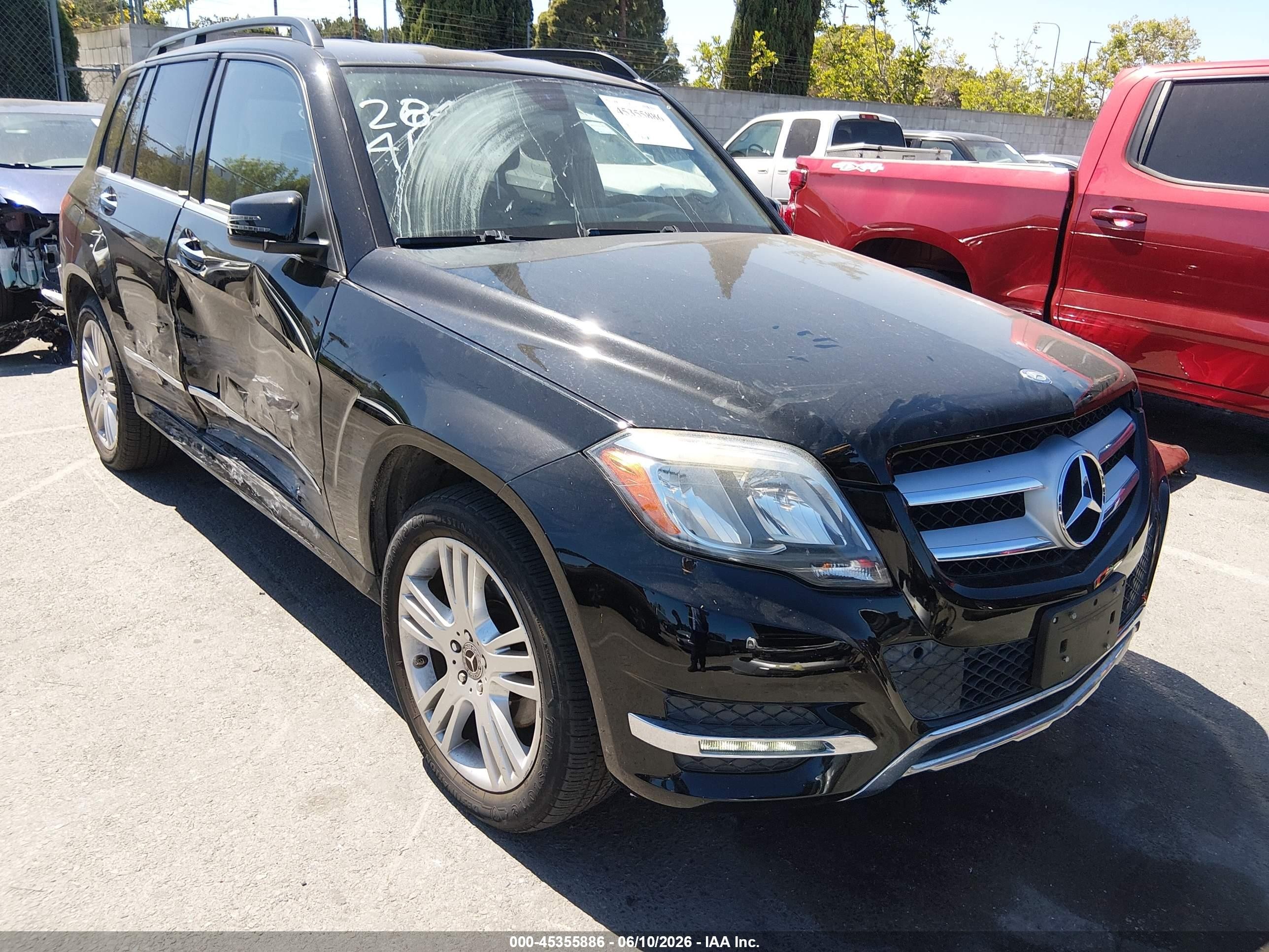 2013 Mercedes-benz Glk 350   Black vin: WDCGG5HB4DG025181