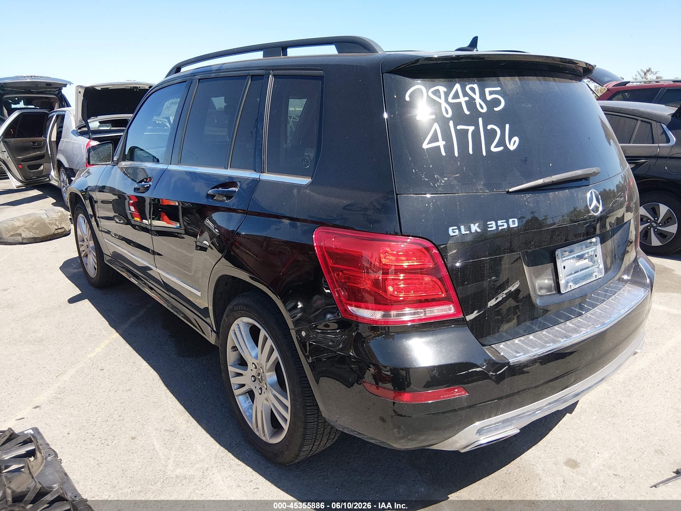 2013 Mercedes-benz Glk 350 Black vin: WDCGG5HB4DG025181