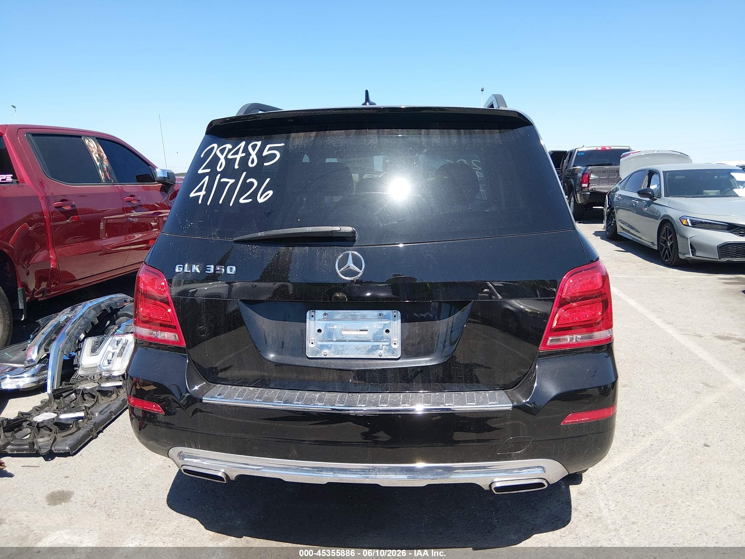 2013 Mercedes-benz Glk 350 Black vin: WDCGG5HB4DG025181