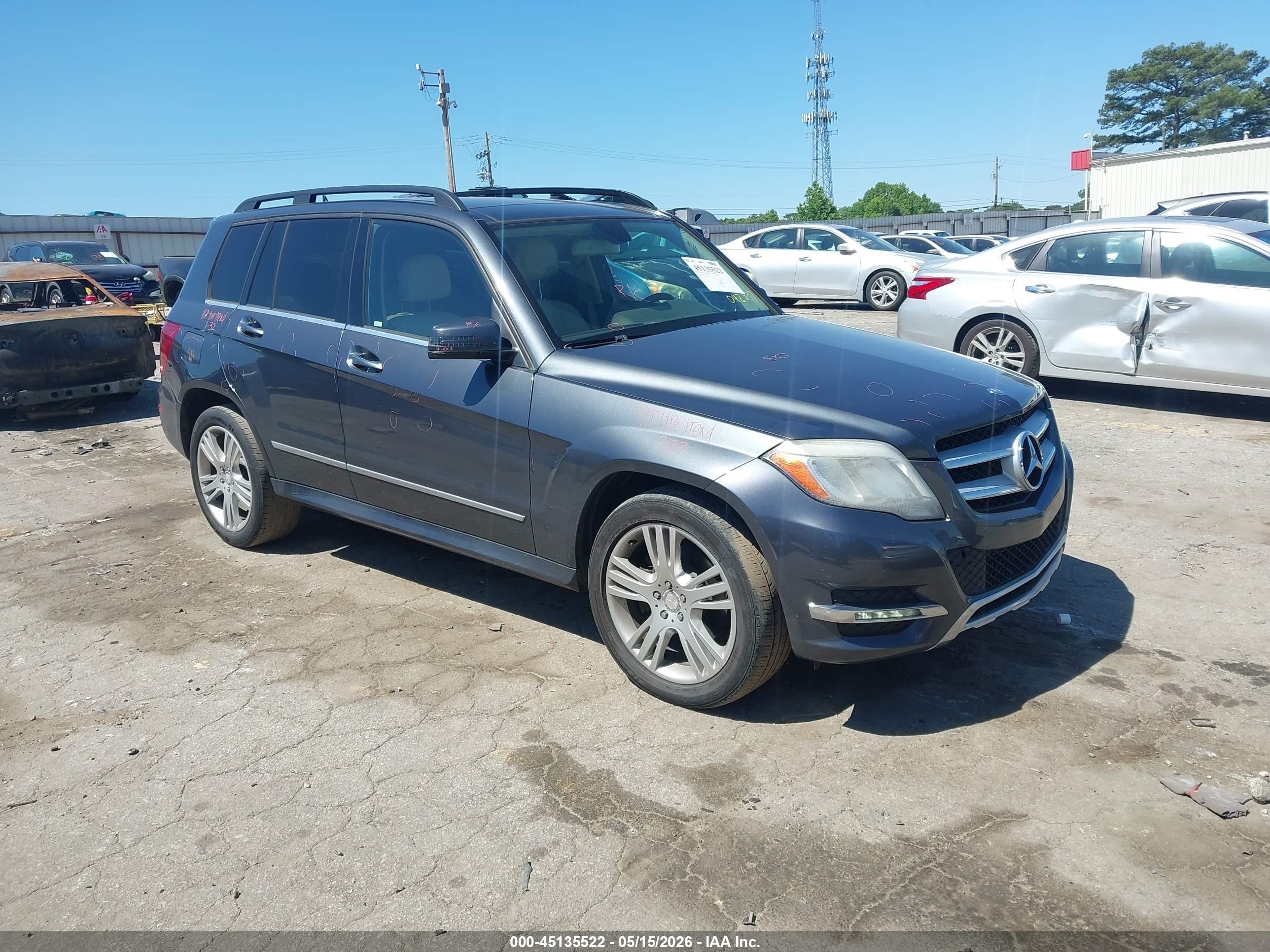 2013 Mercedes-benz Glk 350   Gray vin: WDCGG5HB4DG042837