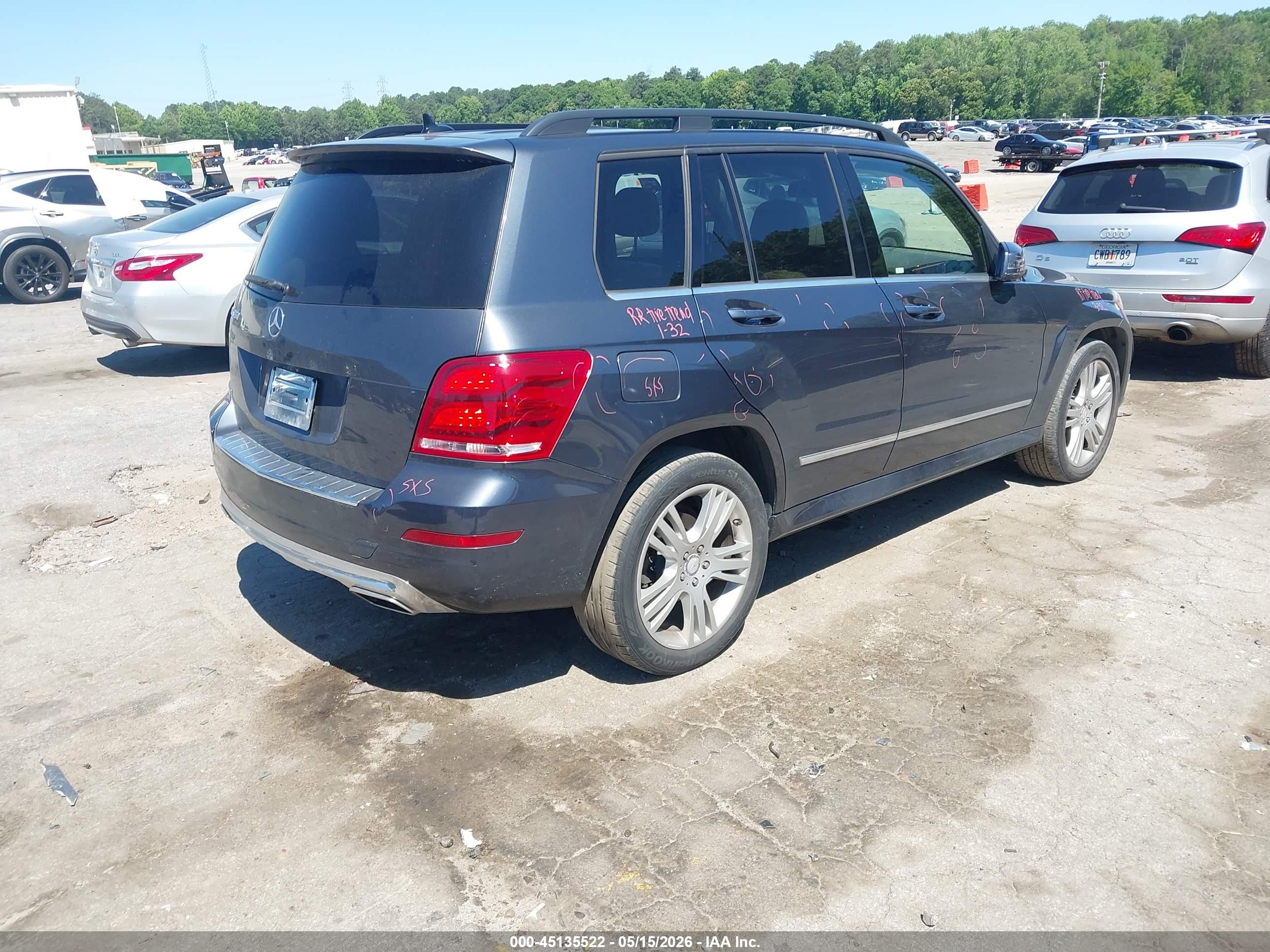 2013 Mercedes-benz Glk 350   Gray vin: WDCGG5HB4DG042837