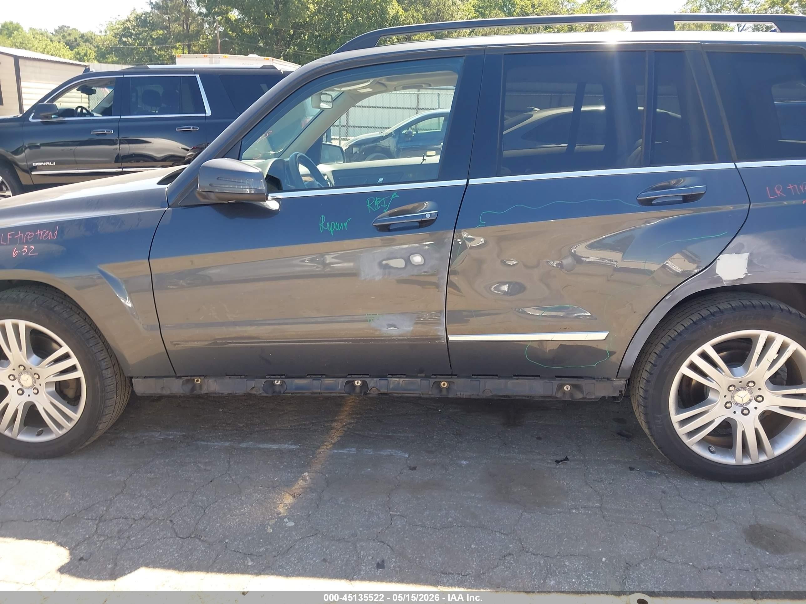 2013 Mercedes-benz Glk 350   Gray vin: WDCGG5HB4DG042837