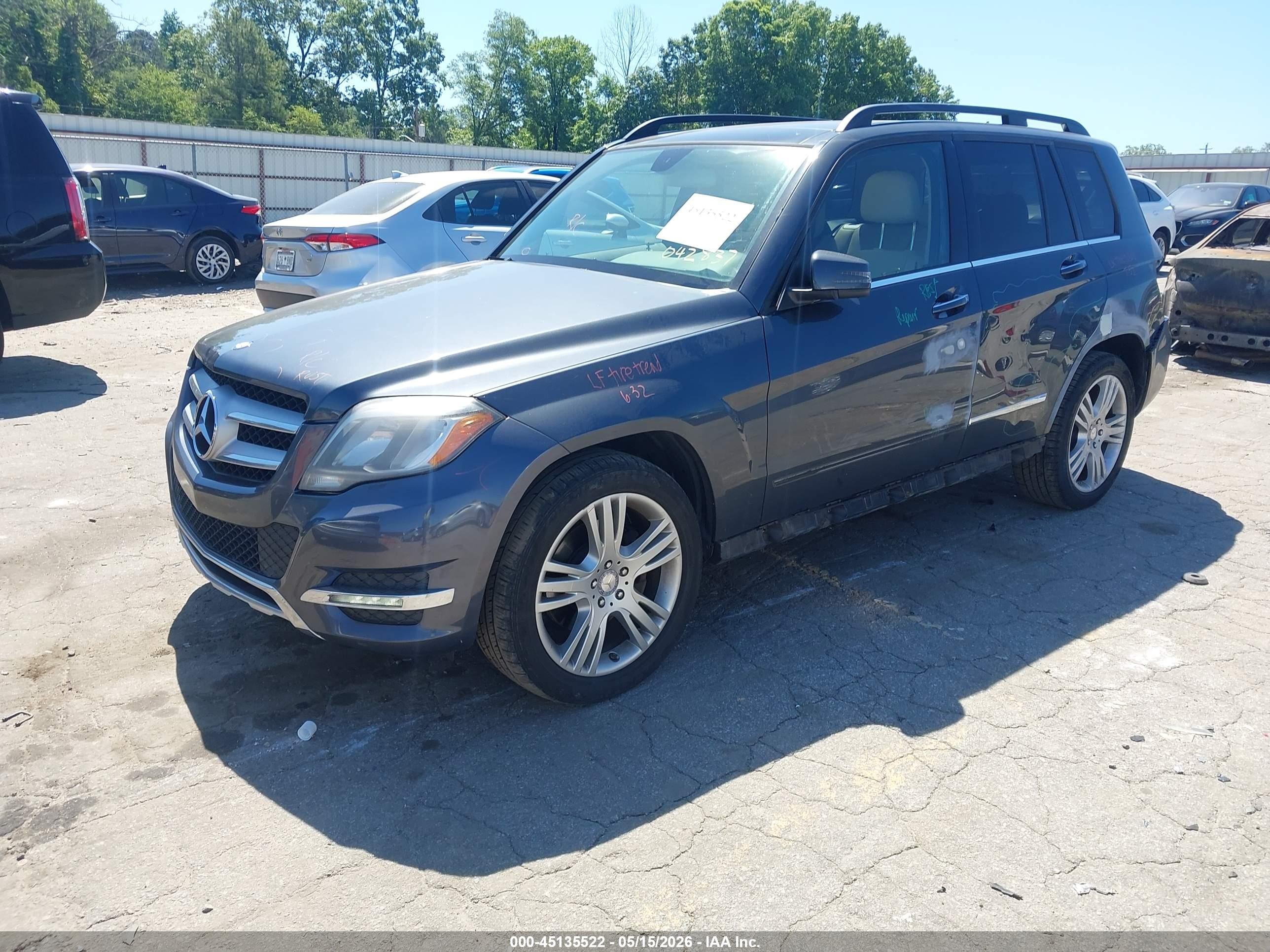 2013 Mercedes-benz Glk 350   Gray vin: WDCGG5HB4DG042837