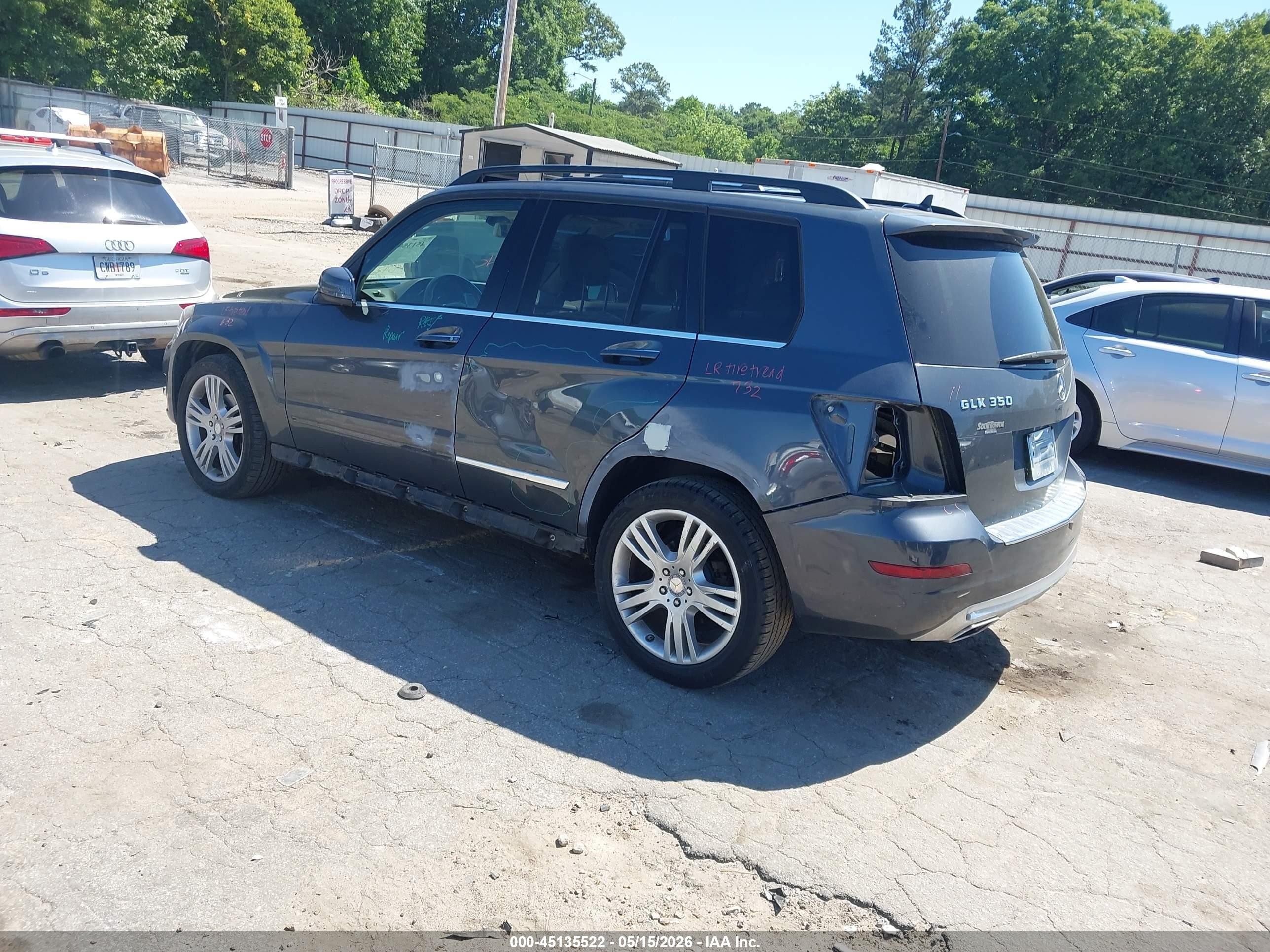 2013 Mercedes-benz Glk 350   Gray vin: WDCGG5HB4DG042837