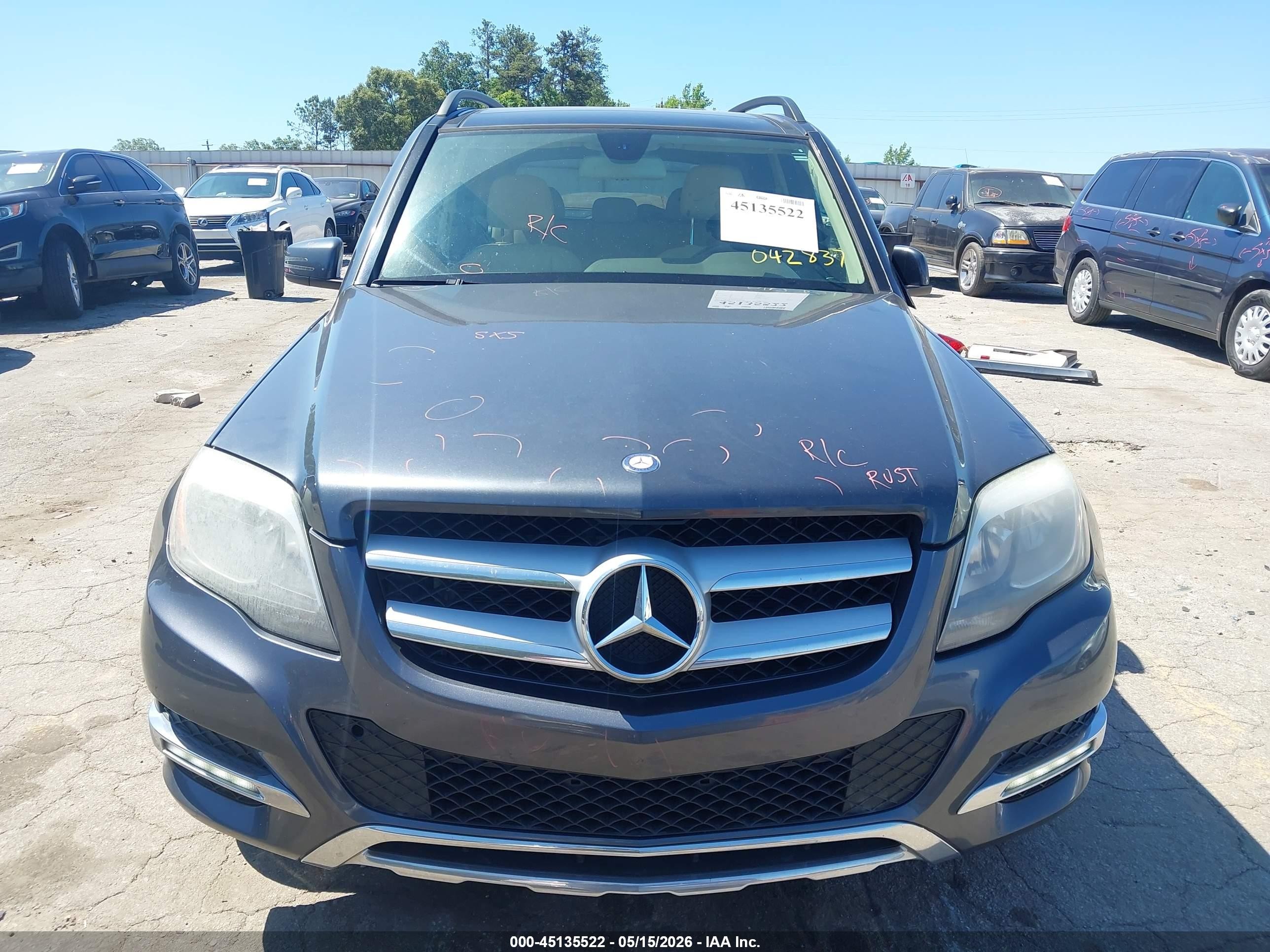 2013 Mercedes-benz Glk 350   Gray vin: WDCGG5HB4DG042837