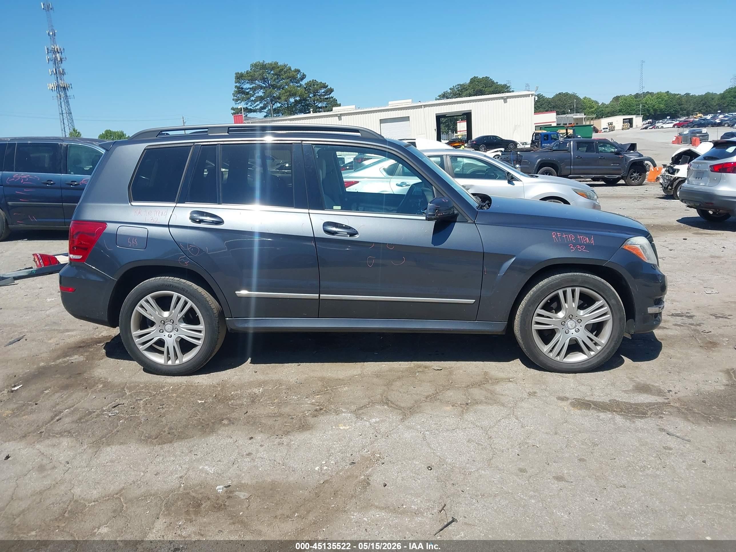2013 Mercedes-benz Glk 350   Gray vin: WDCGG5HB4DG042837