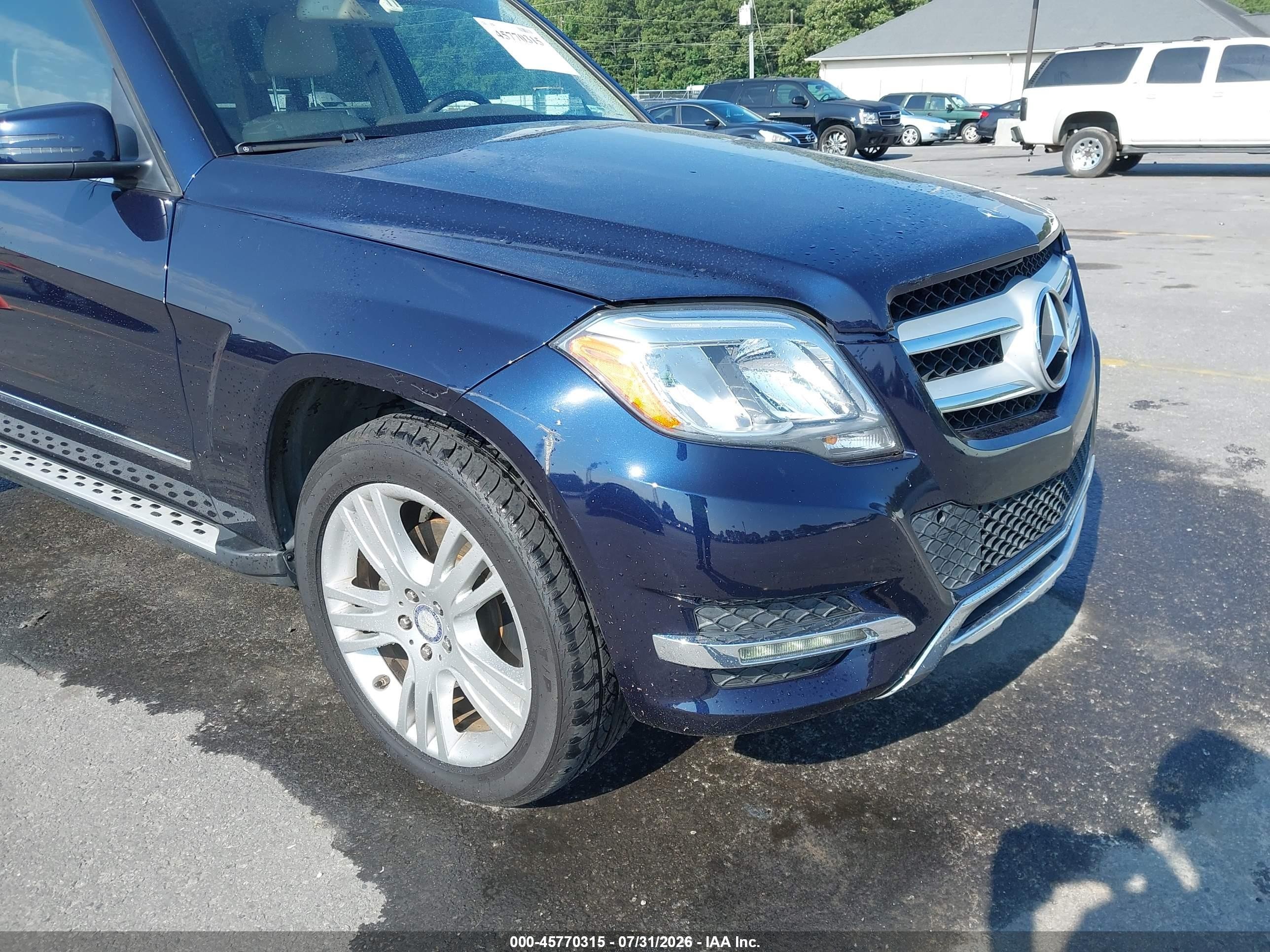 2014 Mercedes-benz Glk 350   Dark Blue vin: WDCGG5HB4EG278079