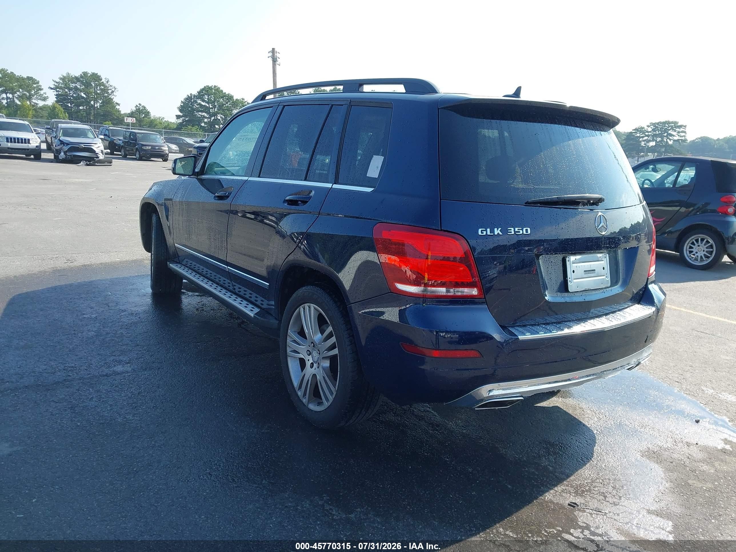 2014 Mercedes-benz Glk 350   Dark Blue vin: WDCGG5HB4EG278079