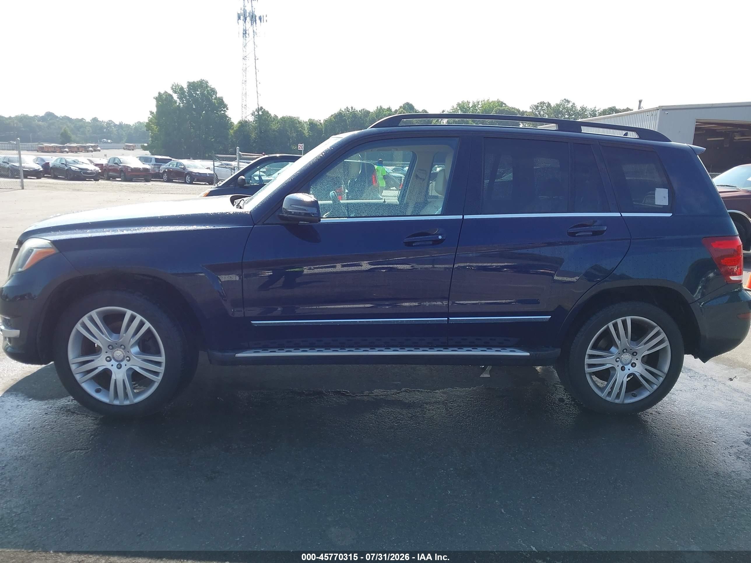 2014 Mercedes-benz Glk 350   Dark Blue vin: WDCGG5HB4EG278079