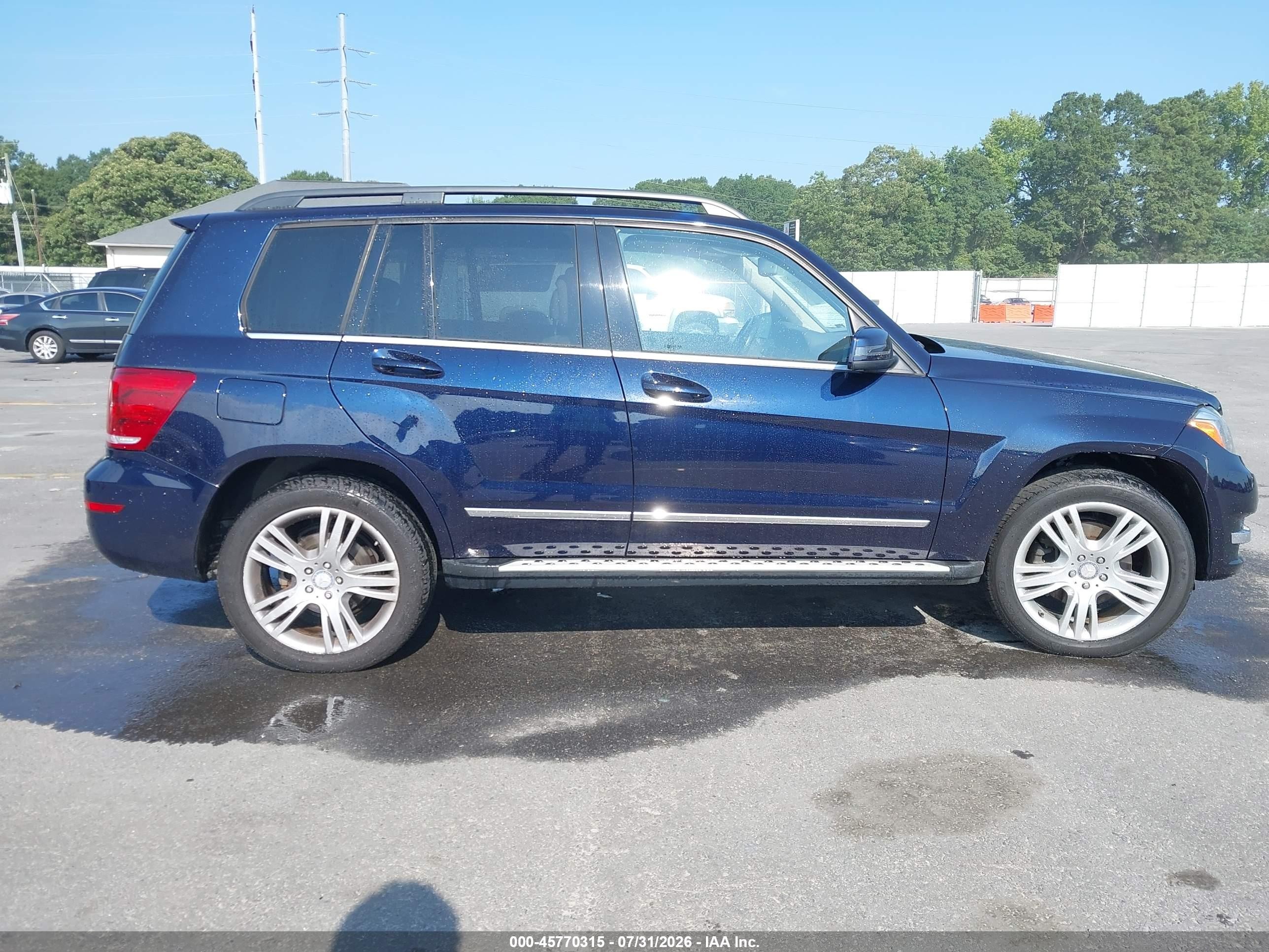 2014 Mercedes-benz Glk 350   Dark Blue vin: WDCGG5HB4EG278079