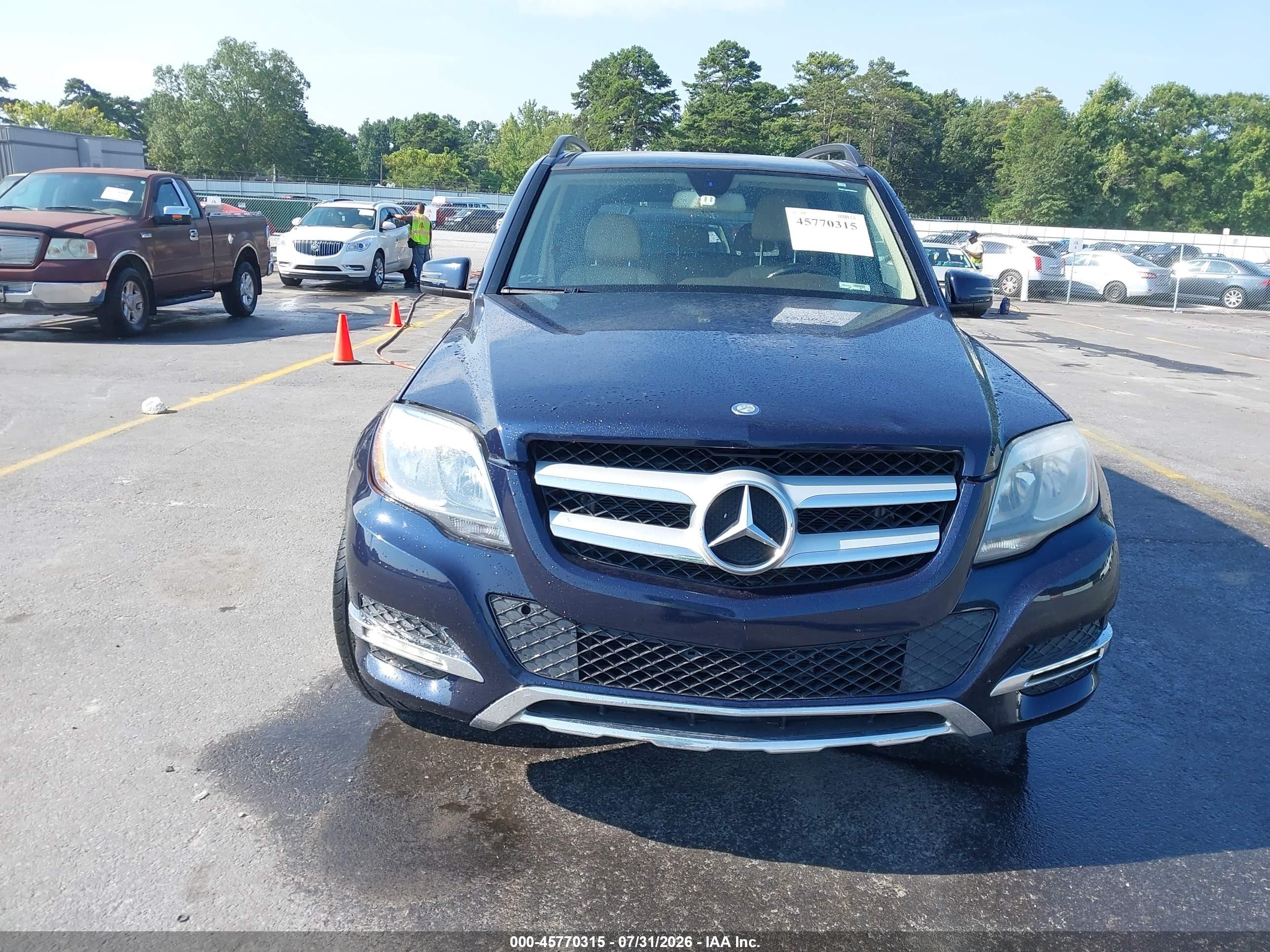 2014 Mercedes-benz Glk 350   Dark Blue vin: WDCGG5HB4EG278079