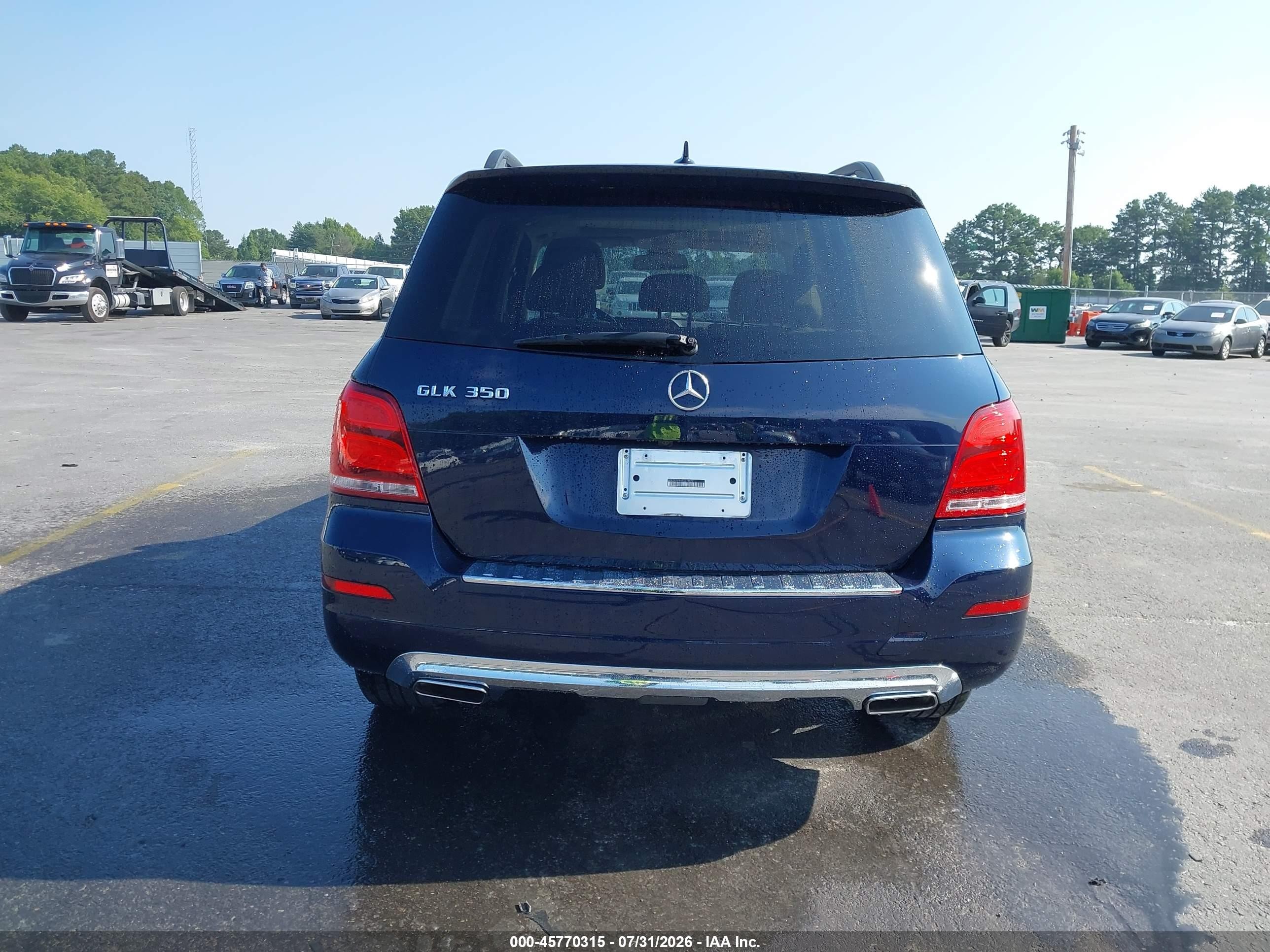 2014 Mercedes-benz Glk 350   Dark Blue vin: WDCGG5HB4EG278079