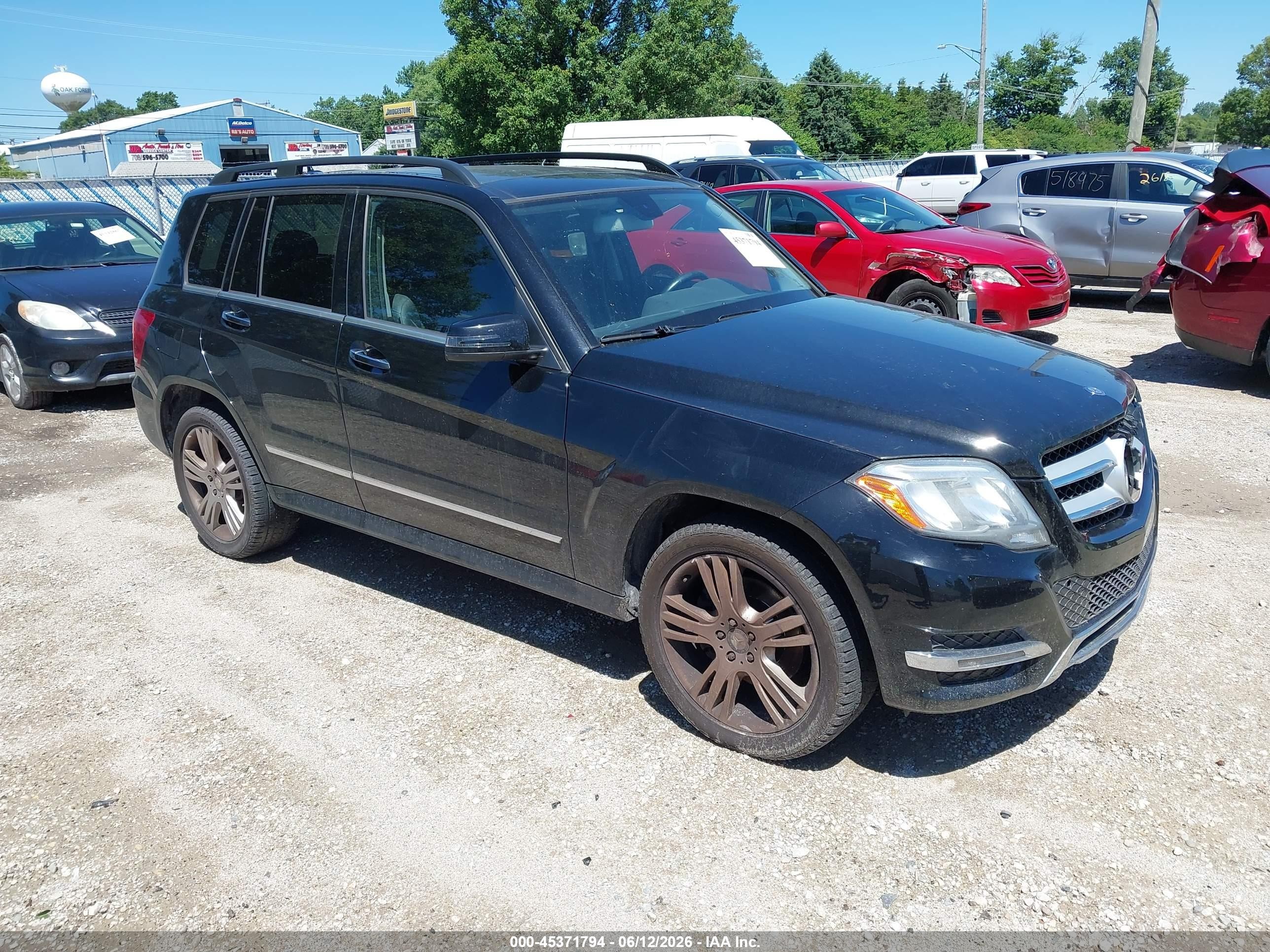 2014 Mercedes-benz Glk 350   Black vin: WDCGG5HB4EG296453