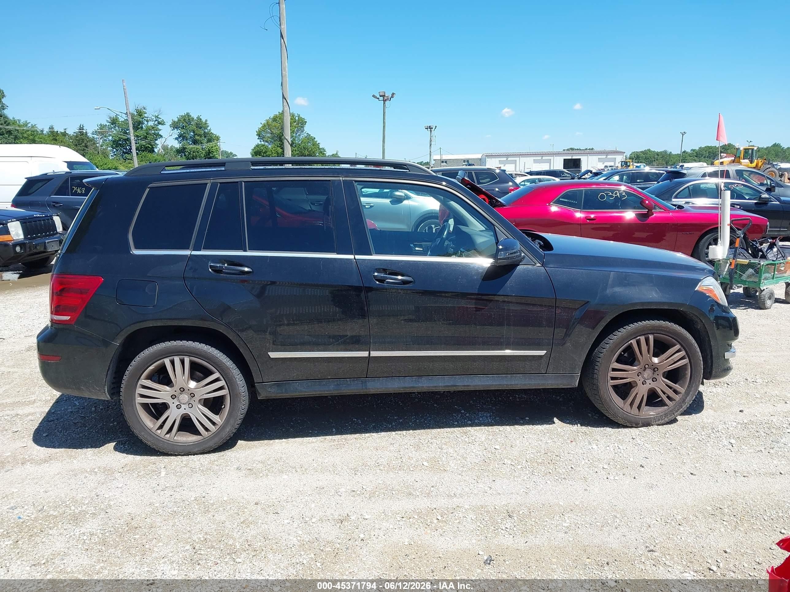 2014 Mercedes-benz Glk 350   Black vin: WDCGG5HB4EG296453