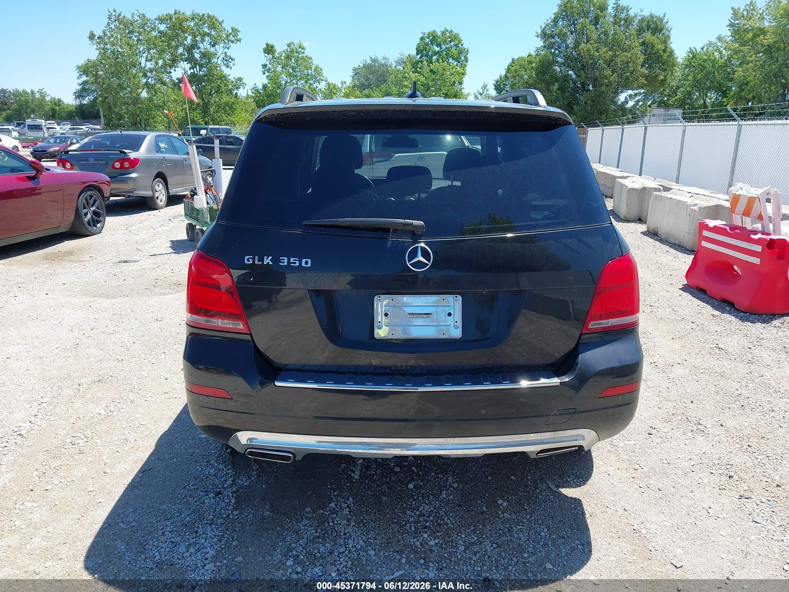 2014 Mercedes-benz Glk 350   Black vin: WDCGG5HB4EG296453