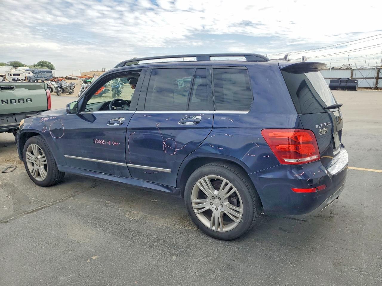 2014 Mercedes-benz Glk 350 Blue vin: WDCGG5HB4EG315938