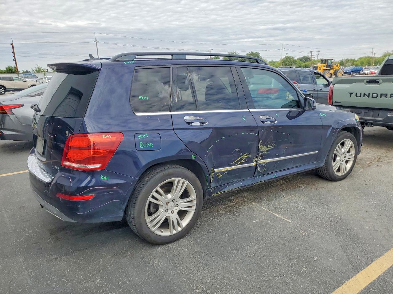 2014 Mercedes-benz Glk 350 Blue vin: WDCGG5HB4EG315938