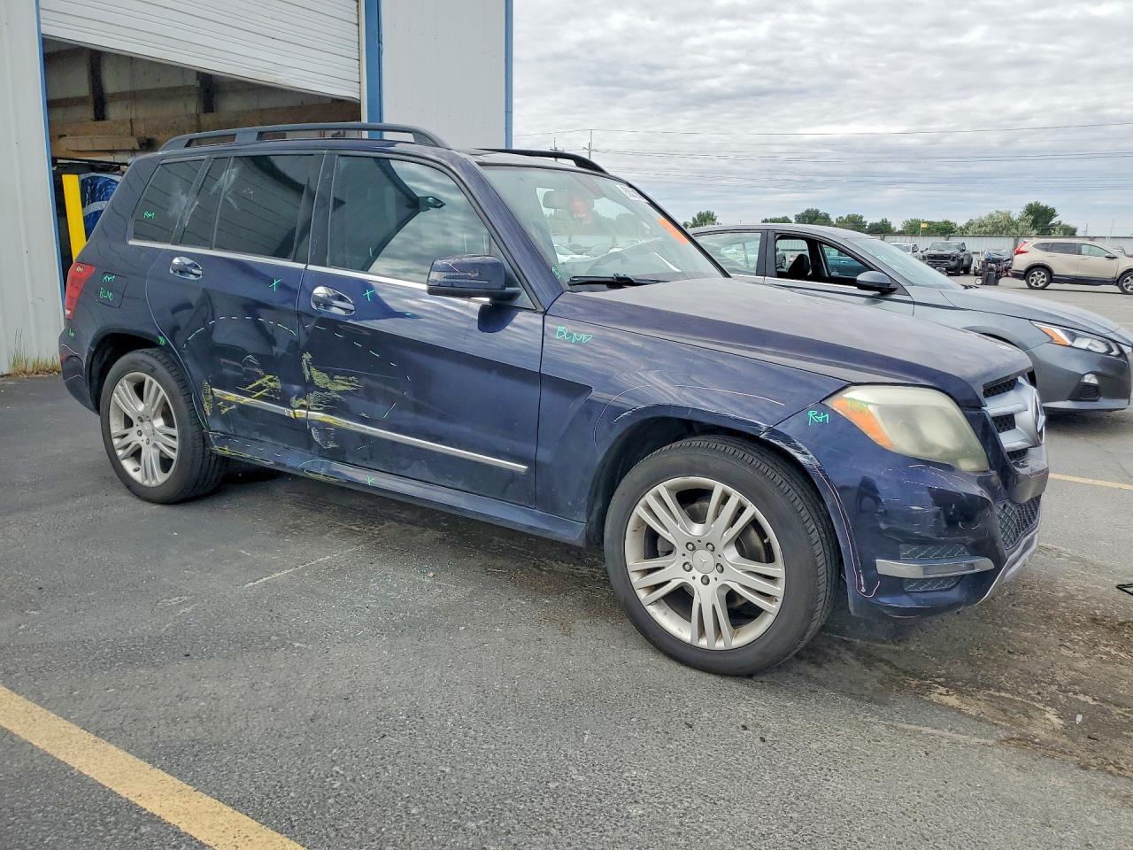 2014 Mercedes-benz Glk 350 Blue vin: WDCGG5HB4EG315938