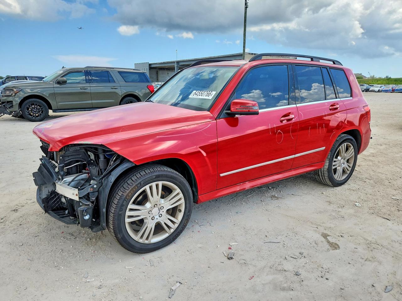 2014 Mercedes-benz Glk 350 Red vin: WDCGG5HB4EG322758