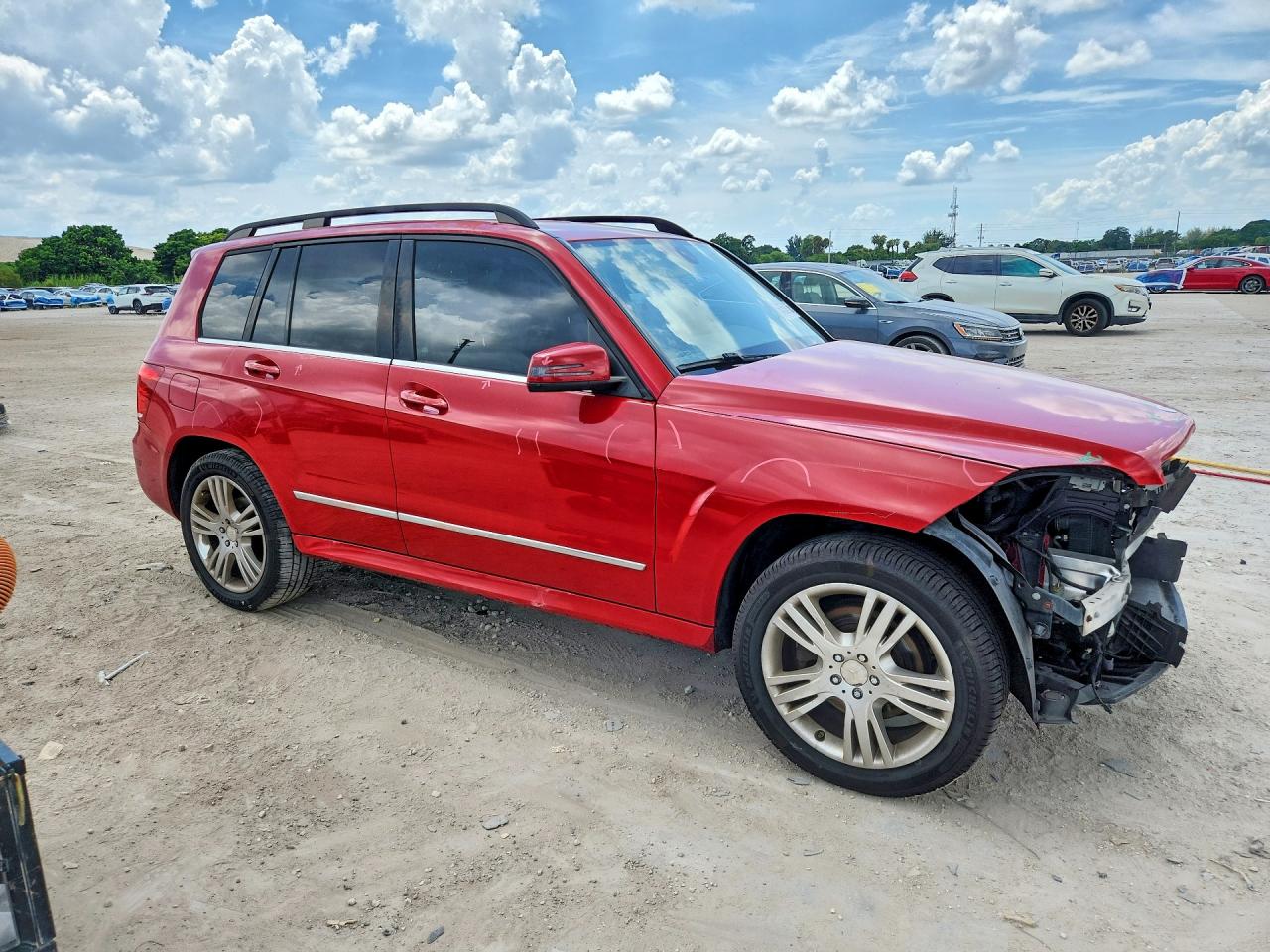 2014 Mercedes-benz Glk 350 Red vin: WDCGG5HB4EG322758