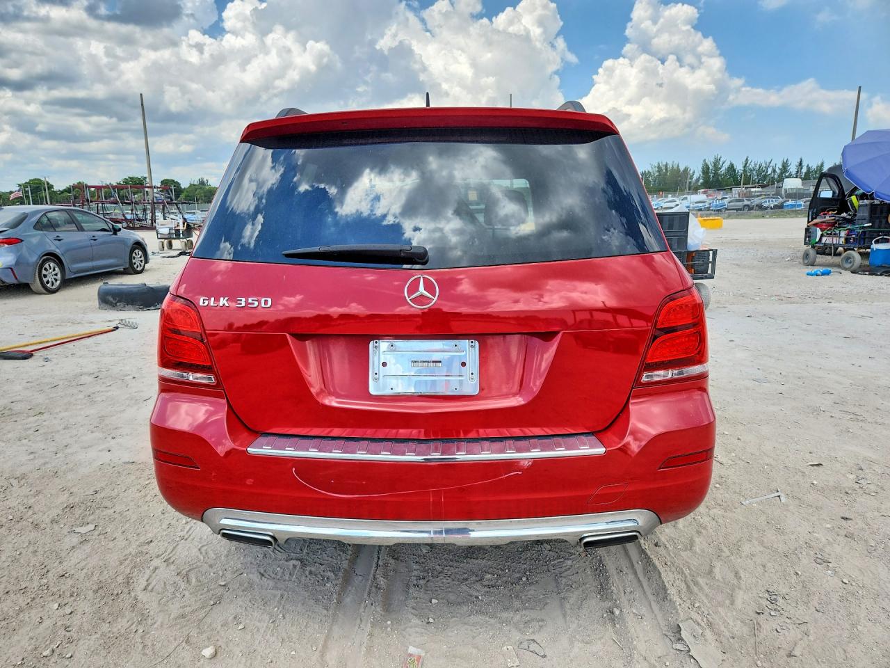 2014 Mercedes-benz Glk 350 Red vin: WDCGG5HB4EG322758